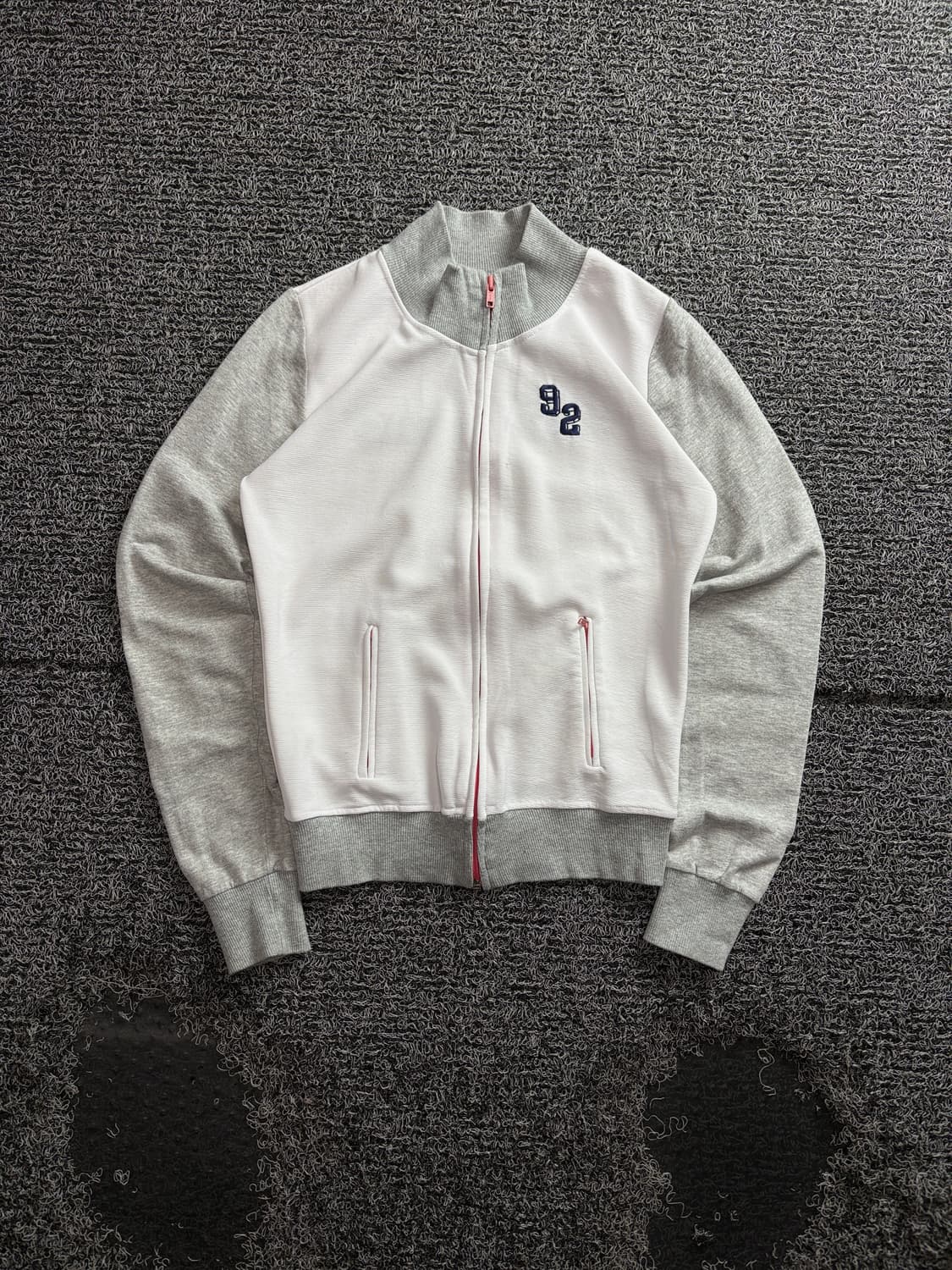 아베크롬비 Y2K 빈티지 배색 니트 집업 4213 상품이미지2