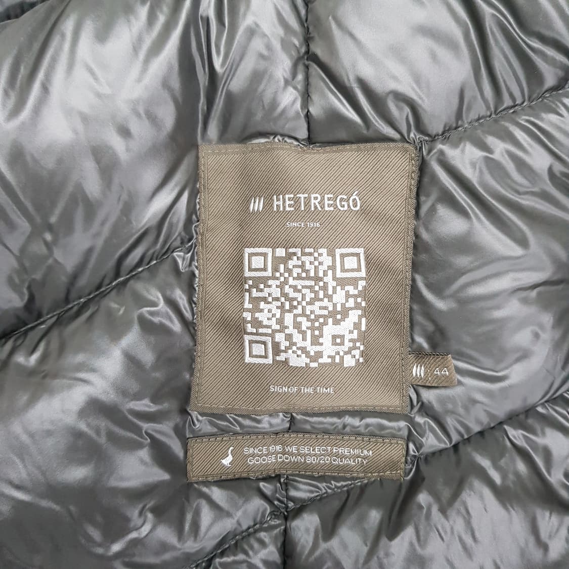 HETREGO 헤트레고 폭스퍼 후드 구스다운 롱 패딩 코트 55사이즈 상품이미지8