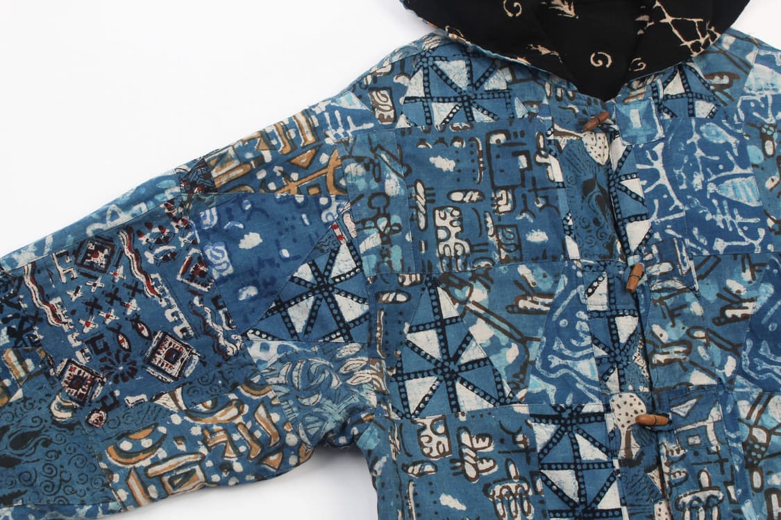 AMONAVIA Reversible Indigo Duffel Jacket 상품이미지3