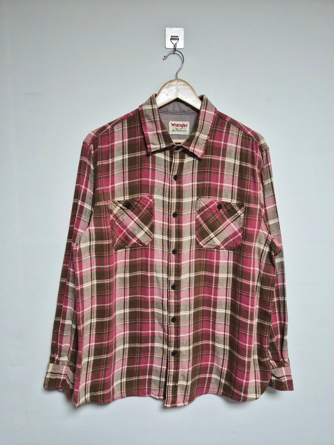 랭글러Wrangler 체크 웨스턴 셔츠 L사이즈 - S314 상품이미지1