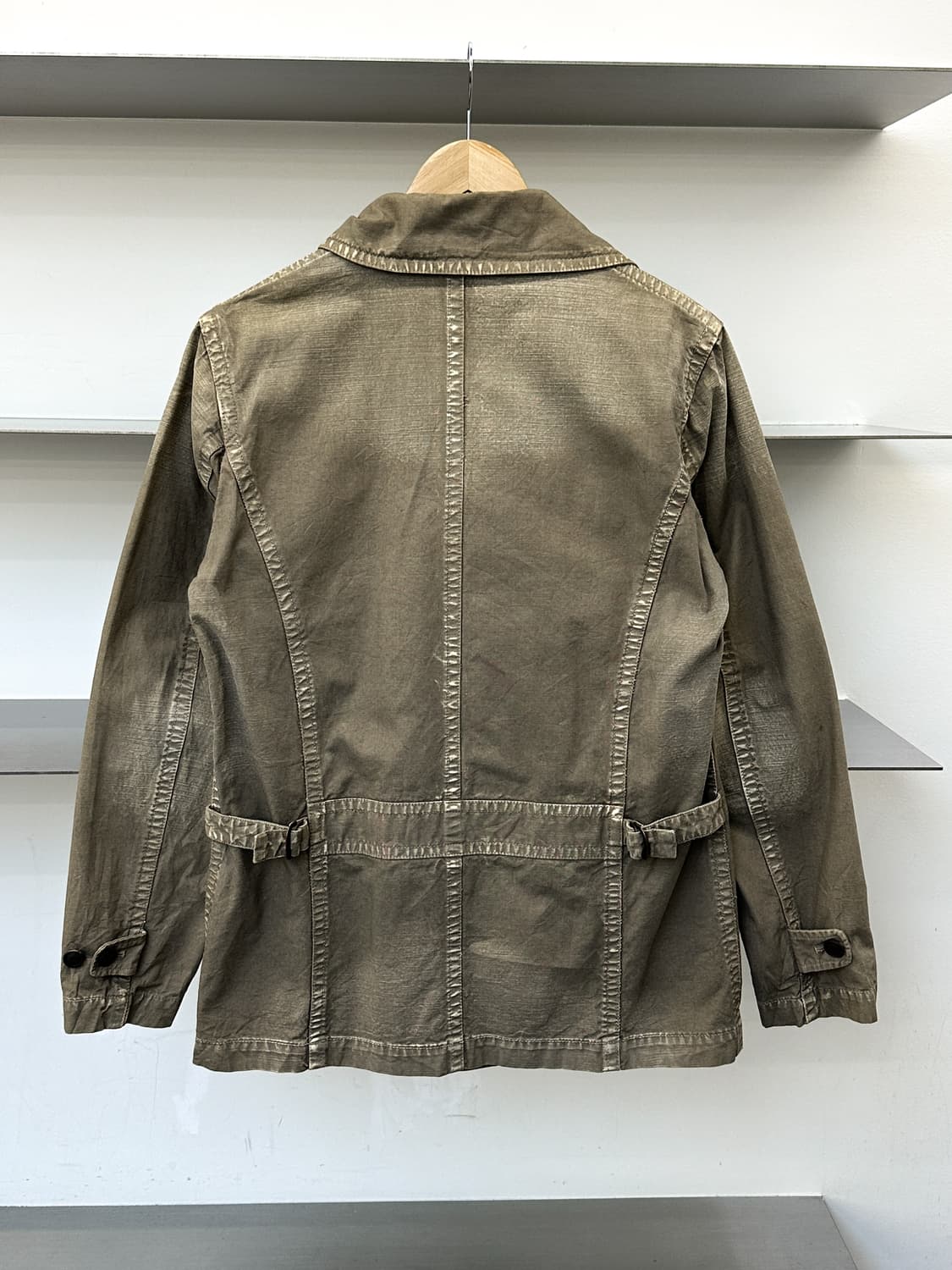 재패니즈 빈티지 워시드 더블 브레스티드 자켓 상품이미지3