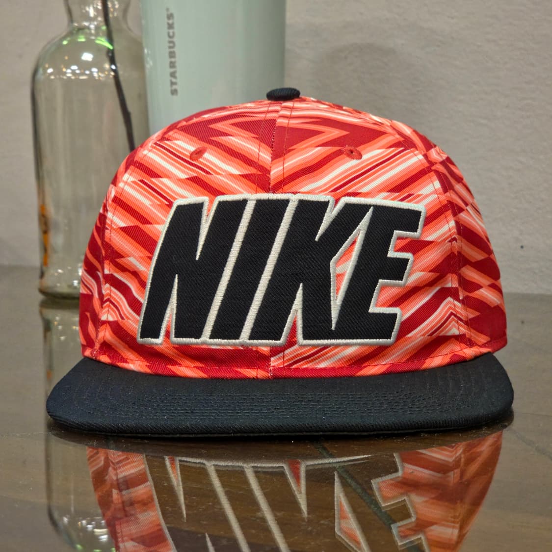 나이키 패턴 스냅백 상품이미지2