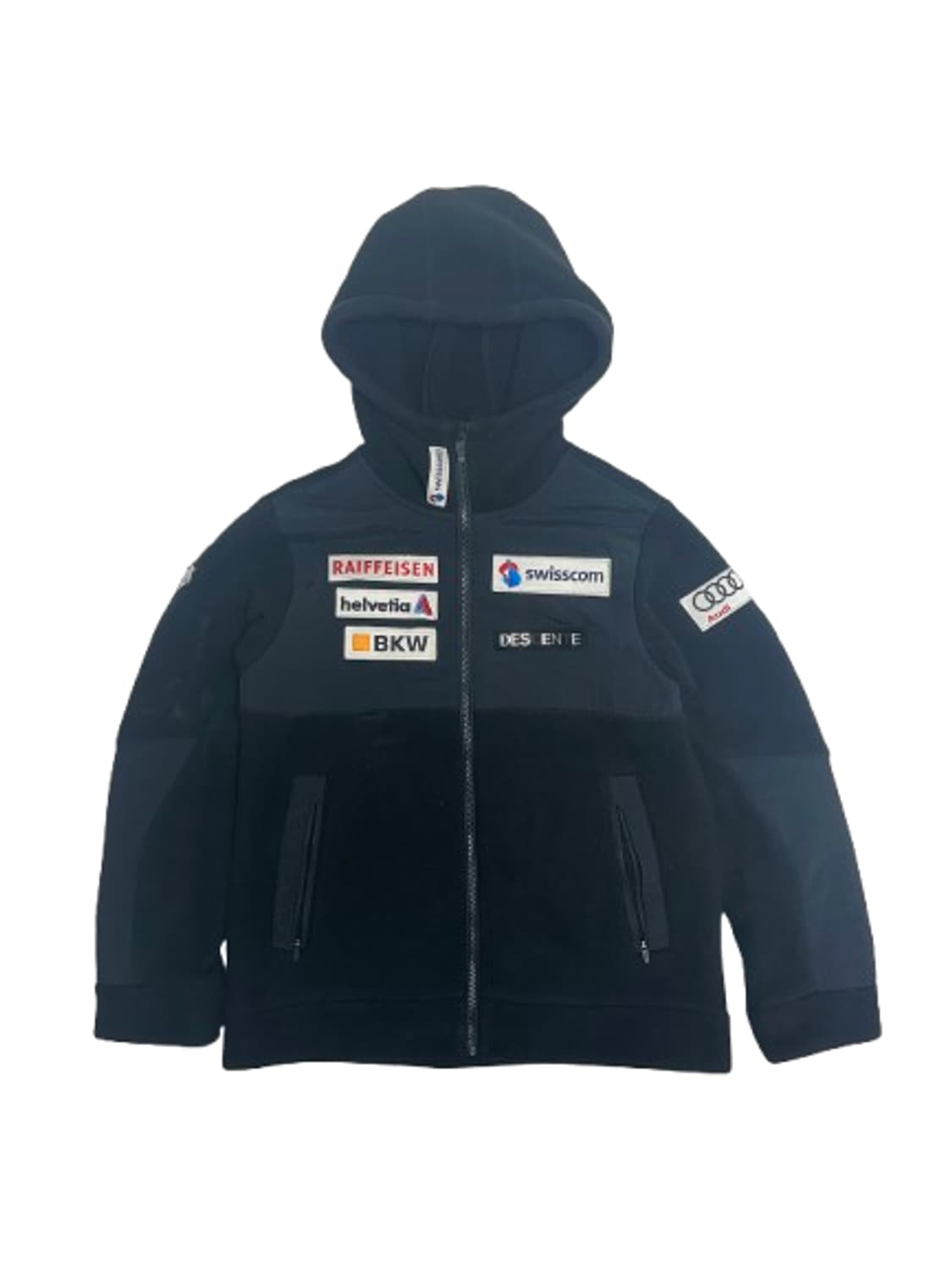 데상트 아우디 스위스 플러스 후드 집업 상품이미지1