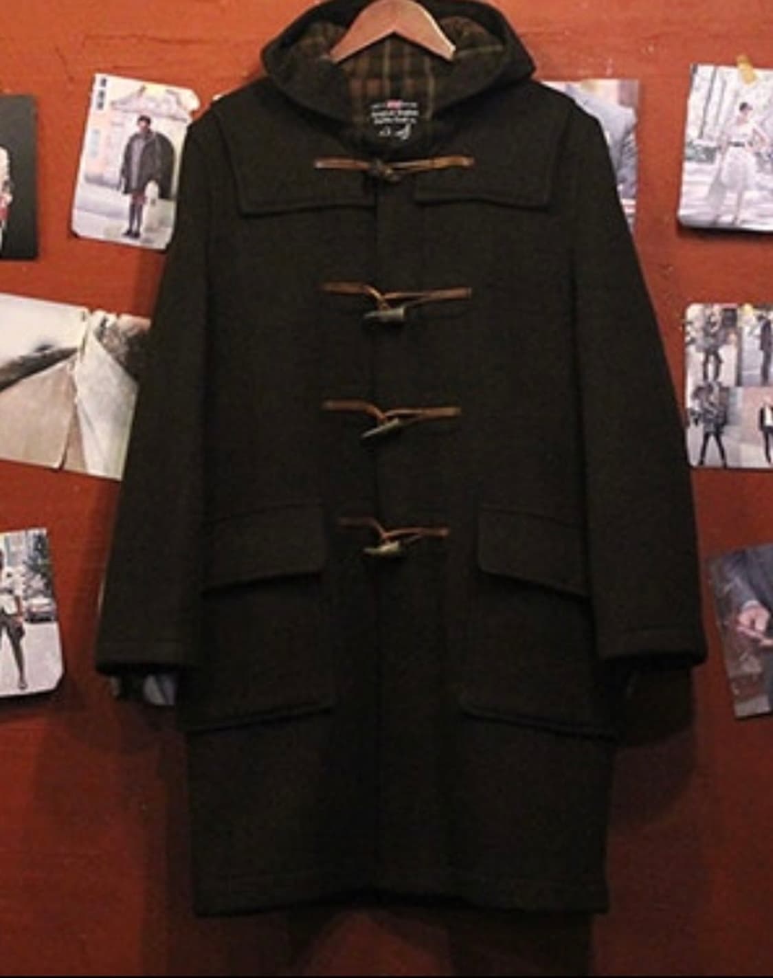 70's 글로버올 GLOVERALL 울 더플코트 상품이미지1