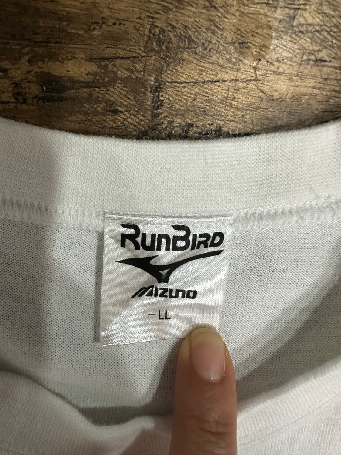 미즈노(Mizuno) 런버드(RunBird) 빅로고 반팔 티셔츠 L 상품이미지3