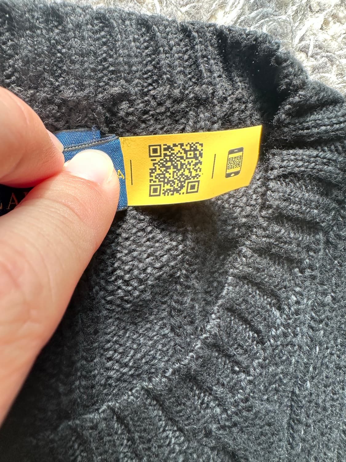 폴로 캐이블 코튼 니트 (새상품) 상품이미지4