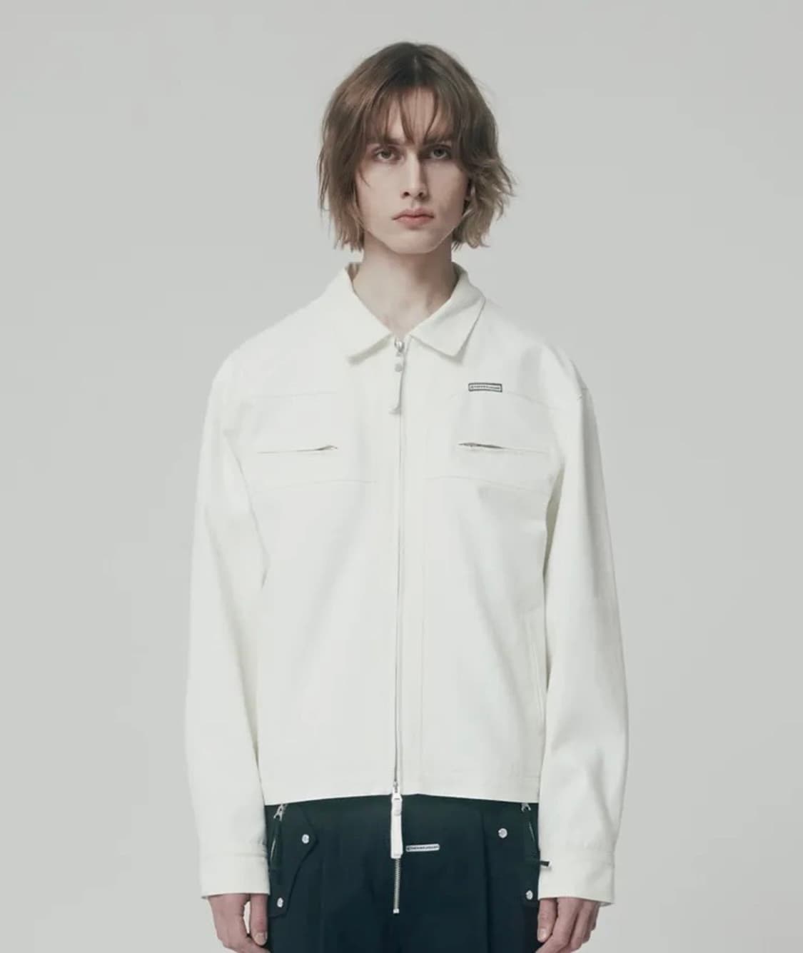 새상품) BABBITT BUCKLE WORK JACKET CREAM 상품이미지4