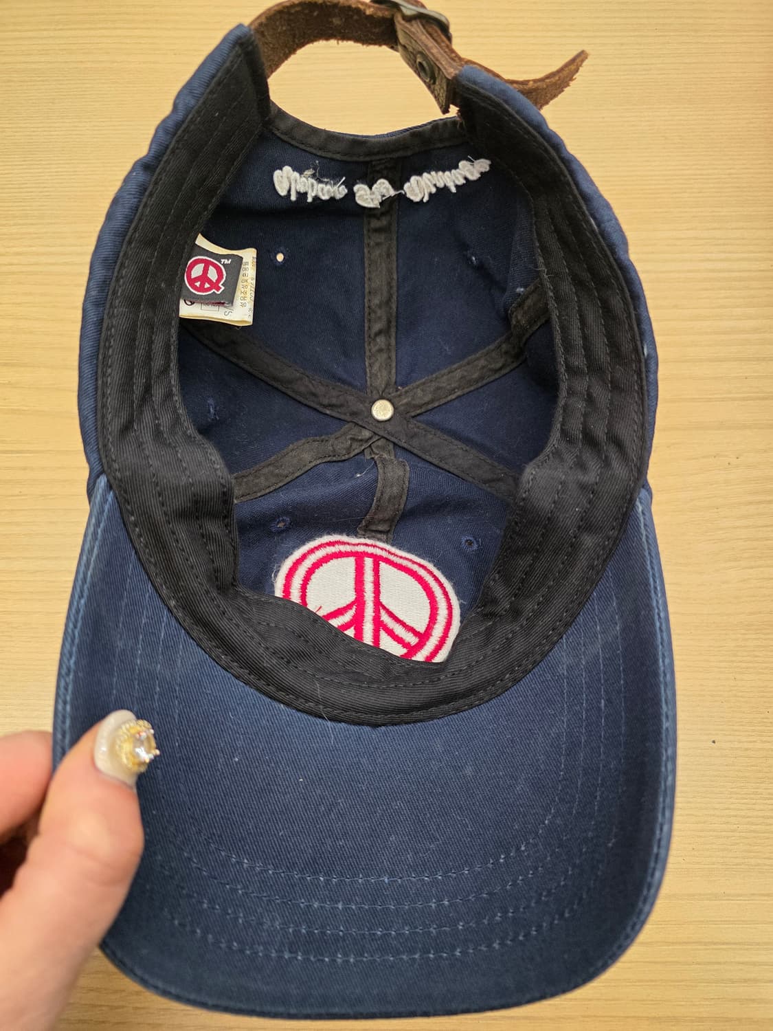 3QR 볼캡 모자 네이비 상품이미지5