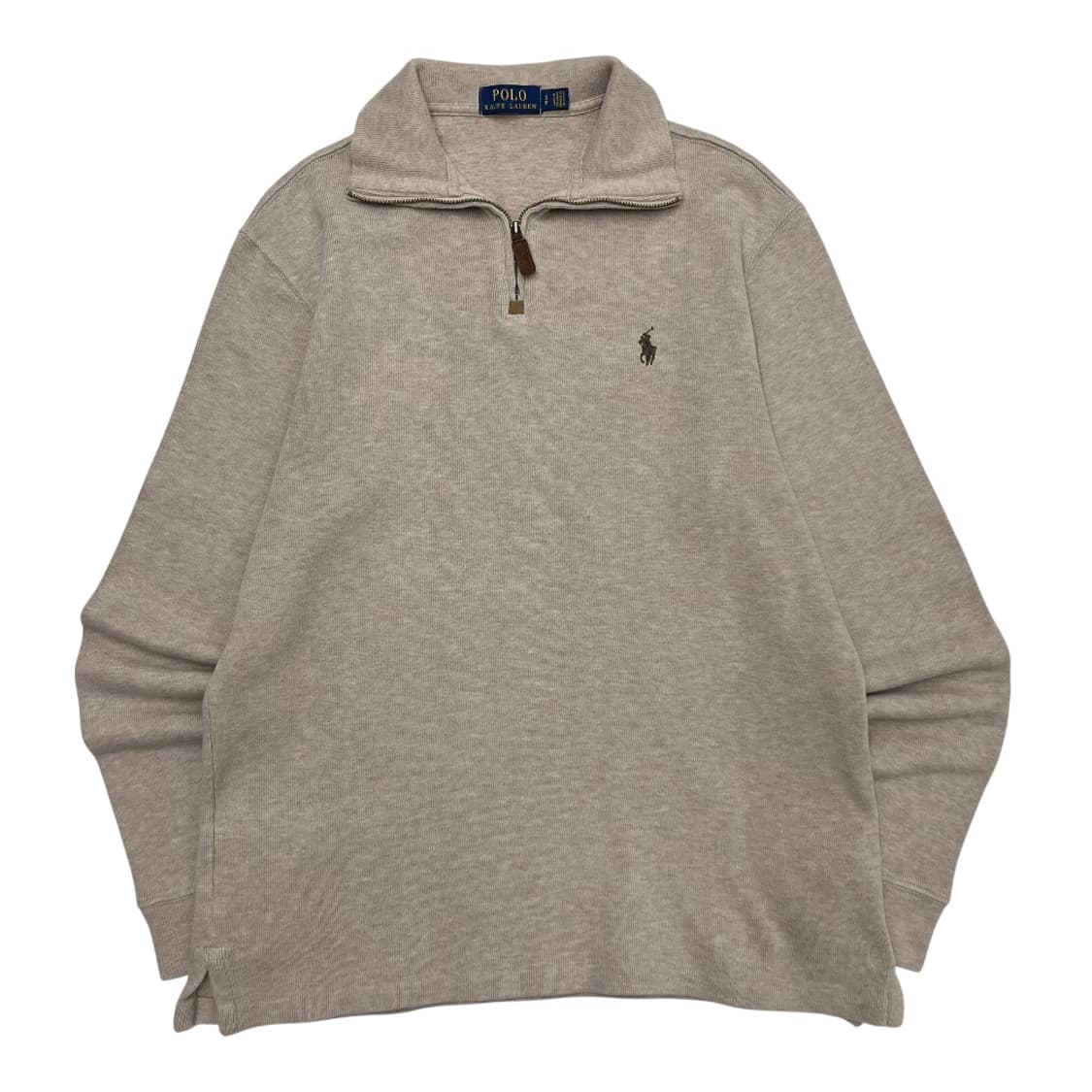  폴로 랄프로렌 브라운포니 베이지 반집업 S 상품이미지3