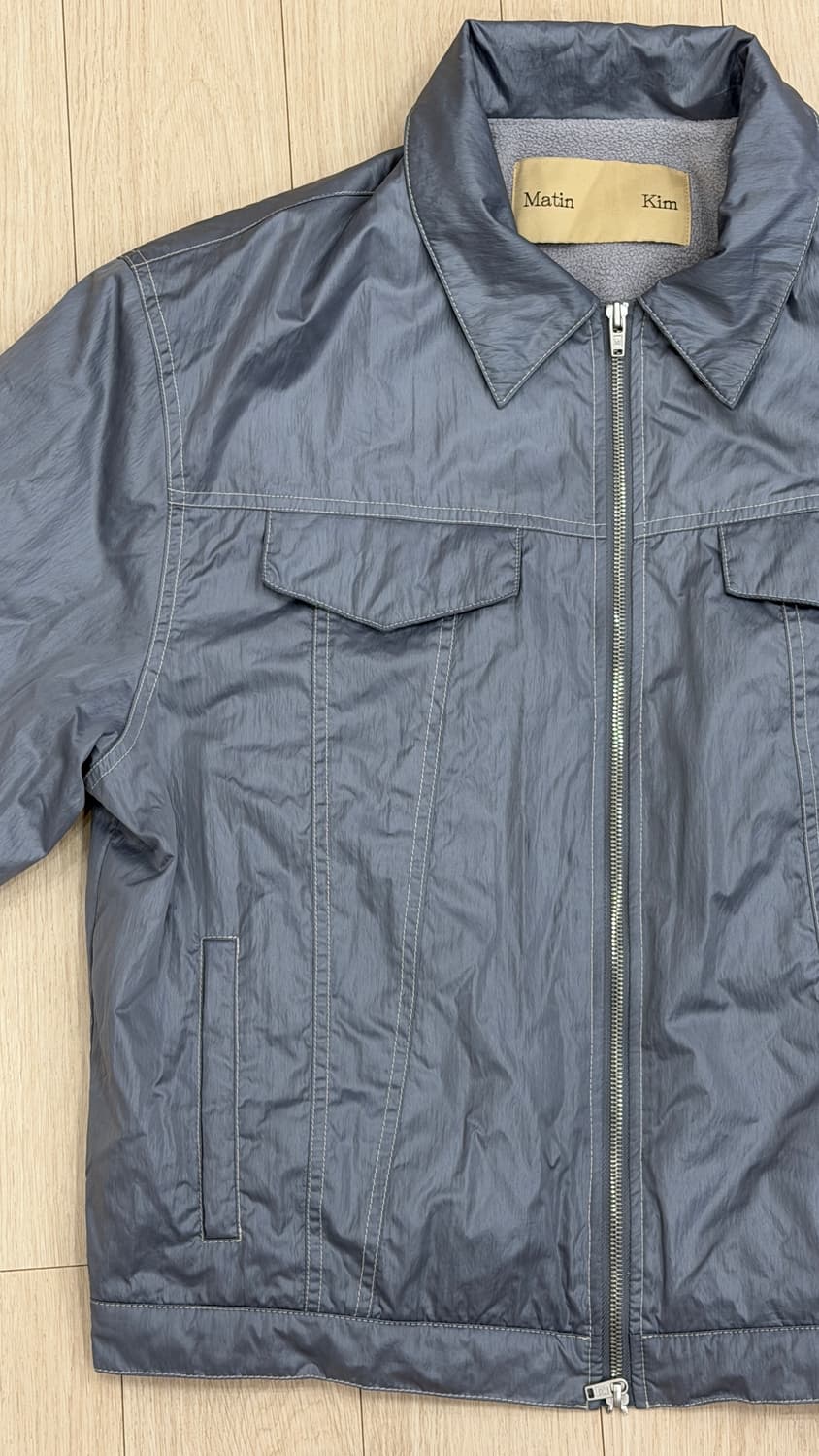 현재 단종된 마뗑킴 누빔 자켓 실버 상품이미지7