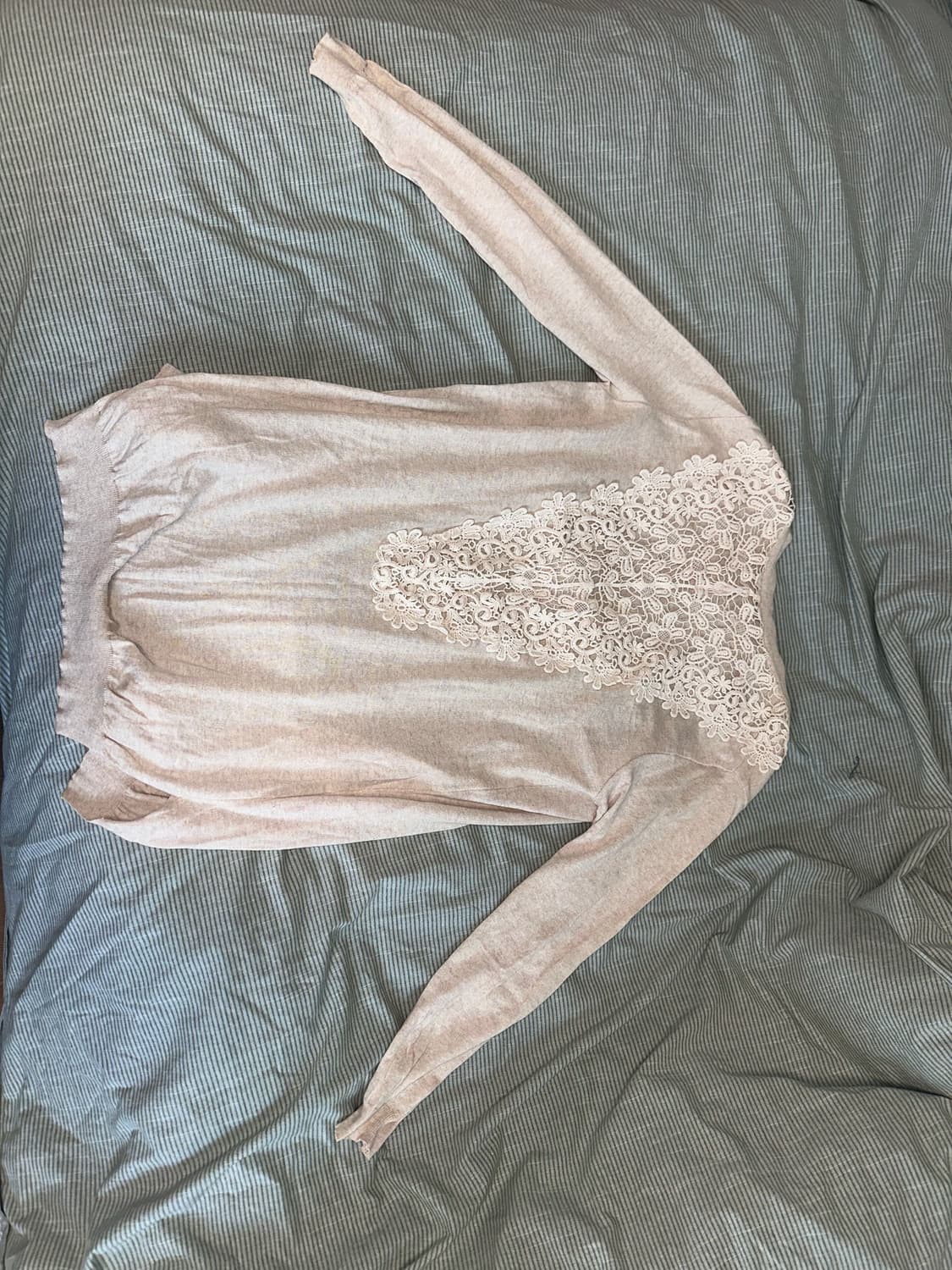 모리걸 아오이유우 빈티지 미디 가디건 상품이미지4