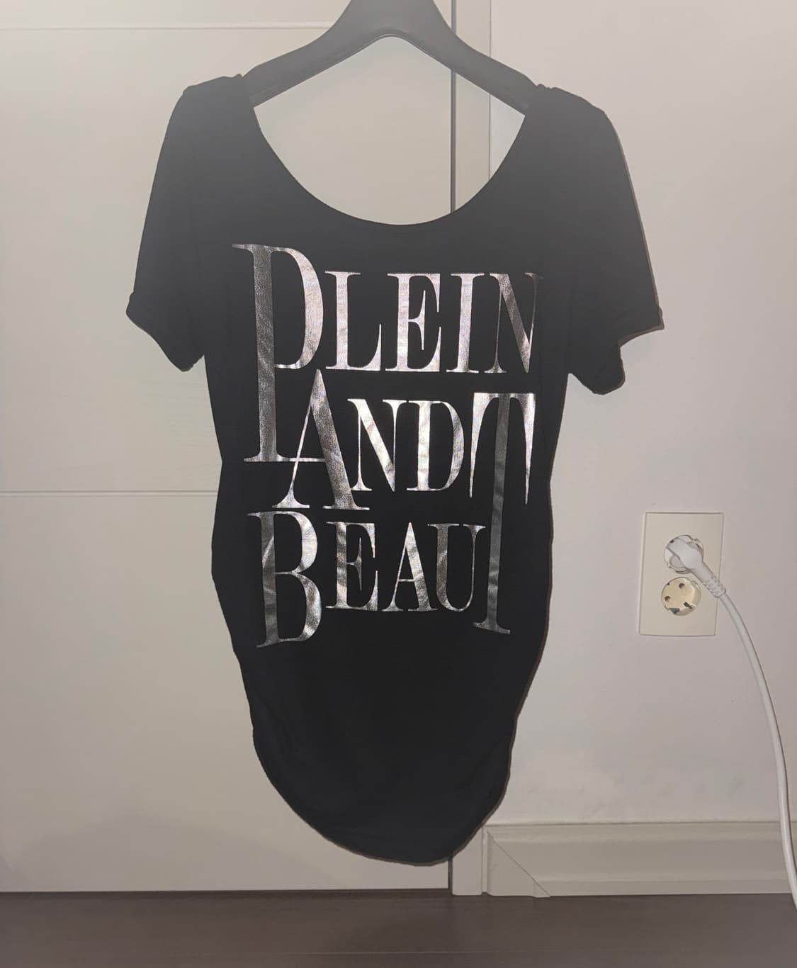 y2k 나나 펑크 셔링 반팔 상품이미지1