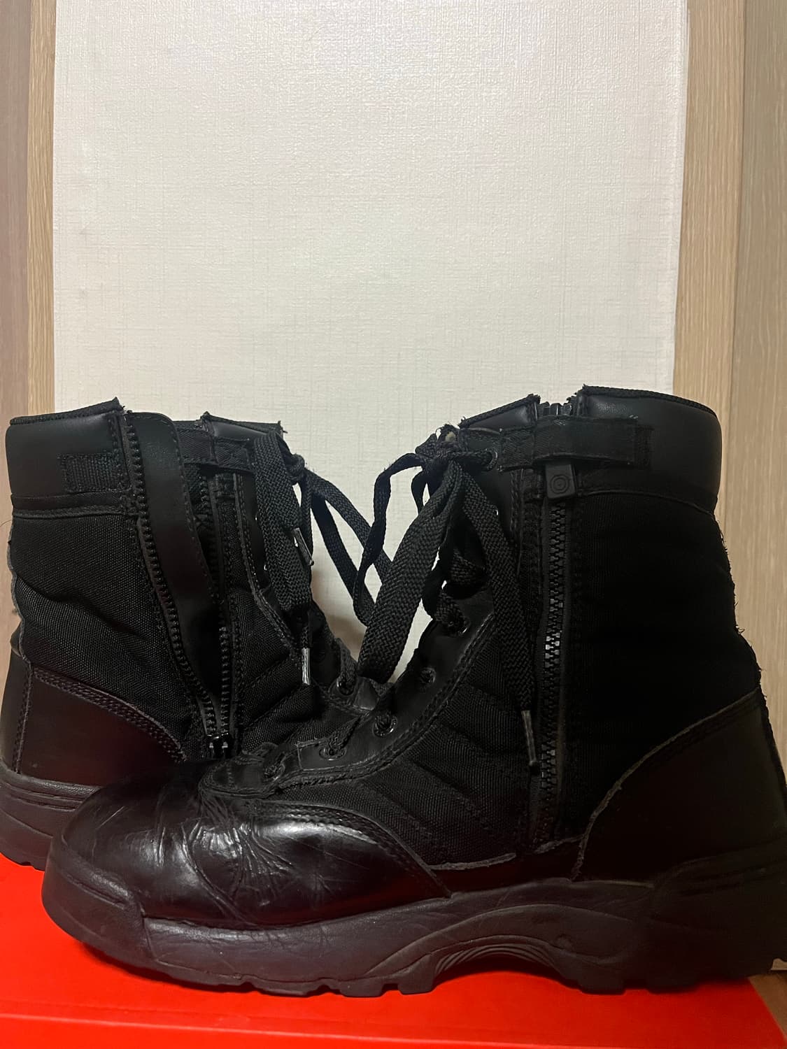 S.w.a.t 컴뱃부츠 사이드 지퍼 44사이즈 상품이미지2