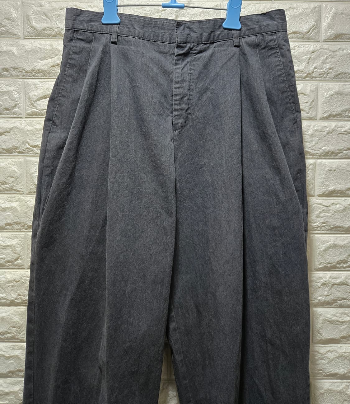 딥하우스 벌룬핏 핀턱 와이드팬츠 34 상품이미지2