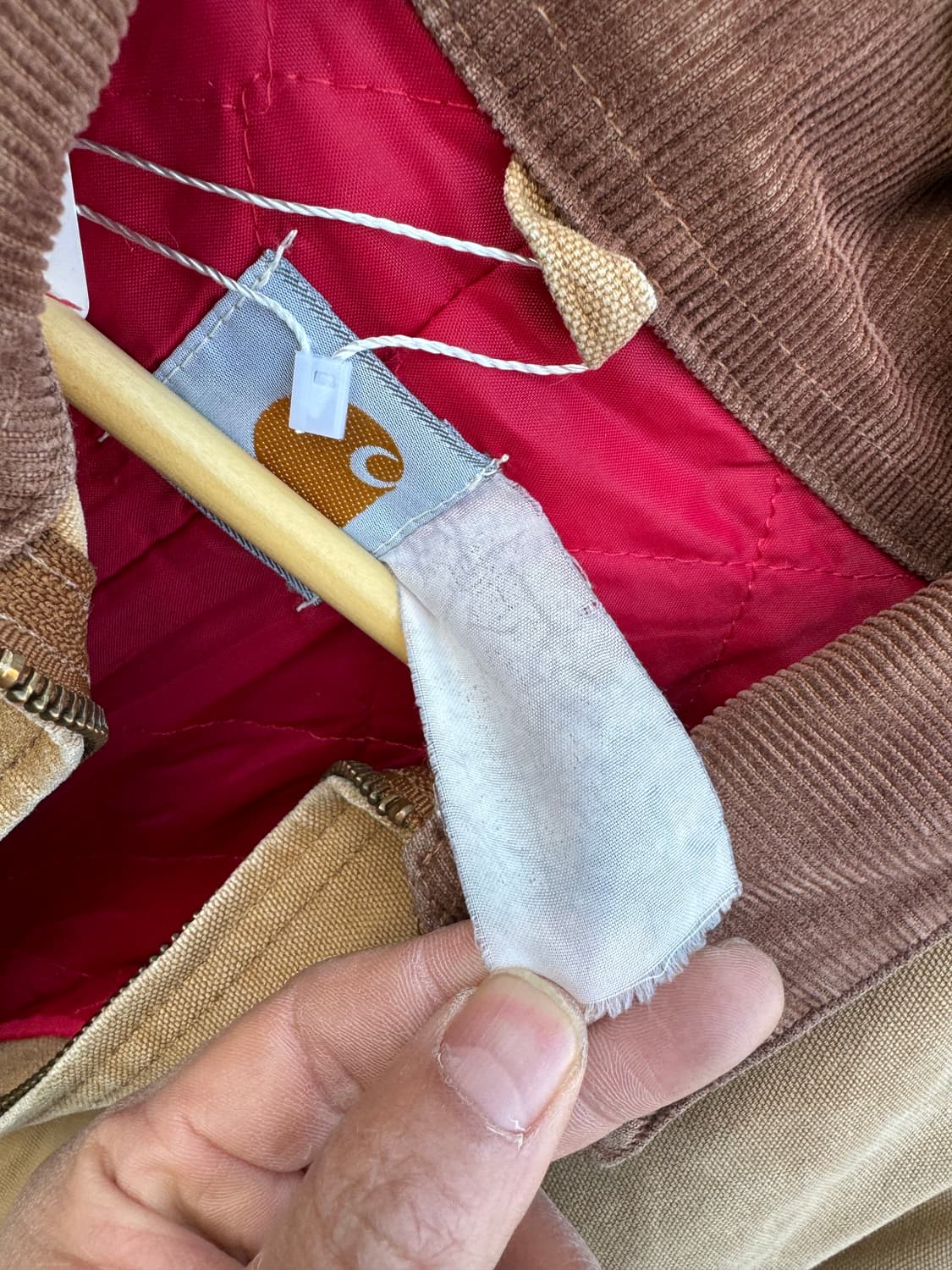 80s 칼하트 빈티지 6qlj 하드페이딩 디트로이트 워크 자켓 상품이미지7