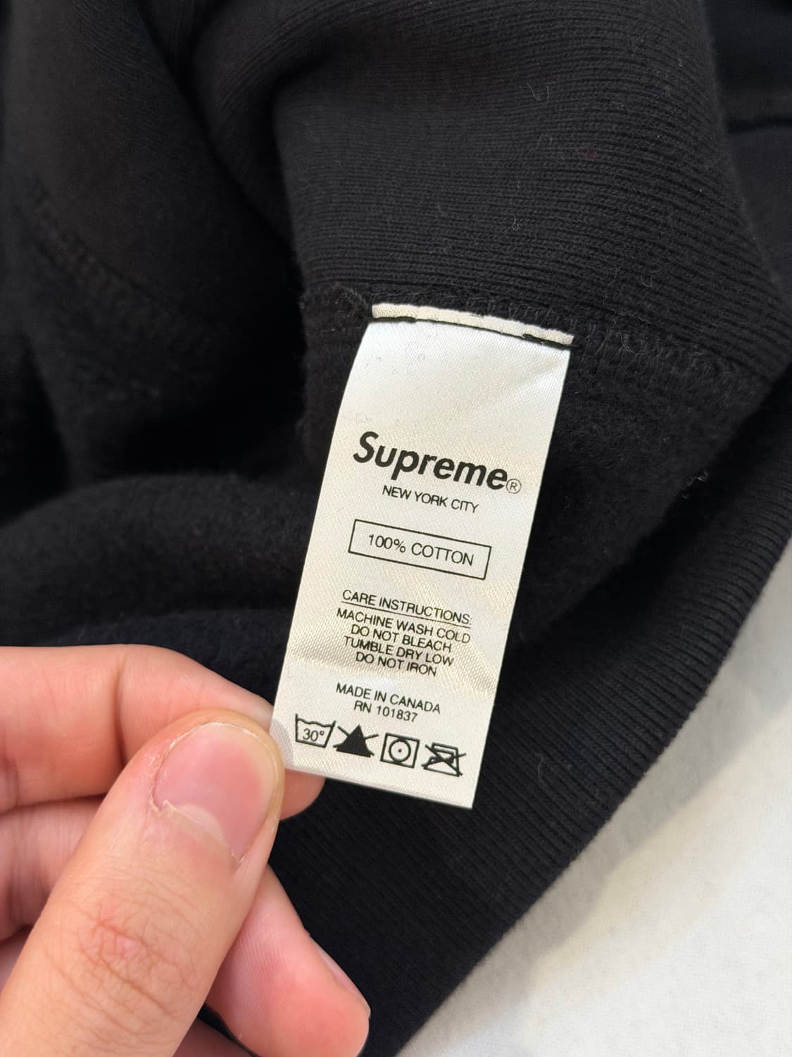 슈프림 박스로고 후드티 블랙 상품이미지6