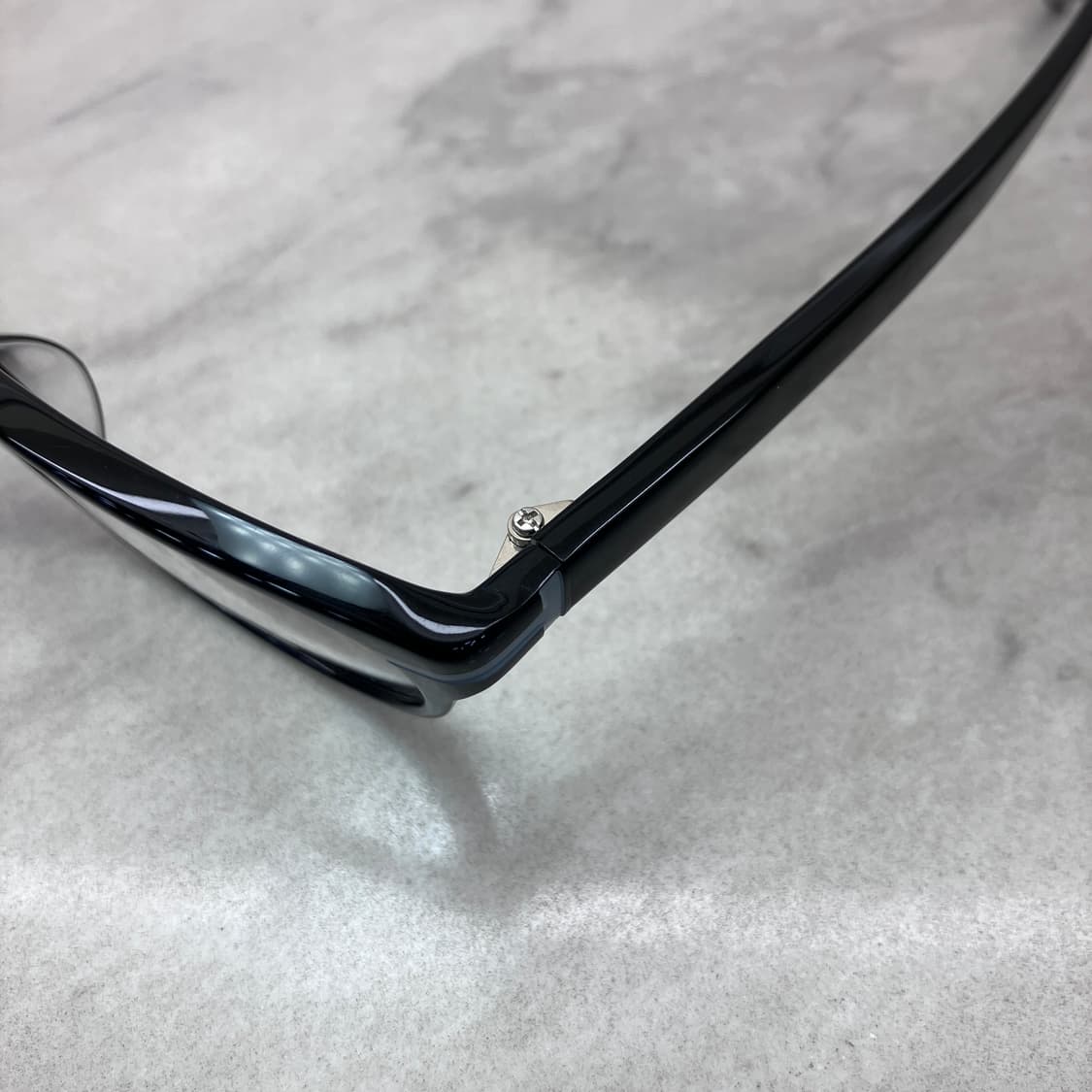 C95 O&X NEW YORK 블랙 오벌 뿔테 안경 상품이미지2