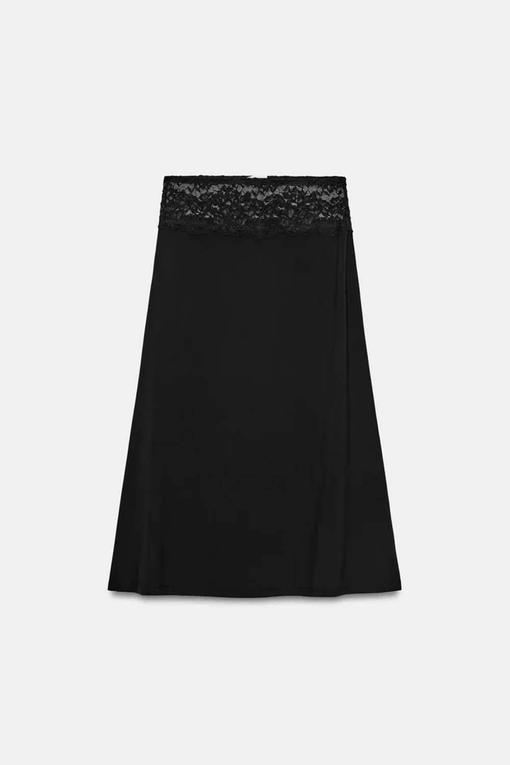 Zara 레이스 콤비 스커트 M 상품이미지7
