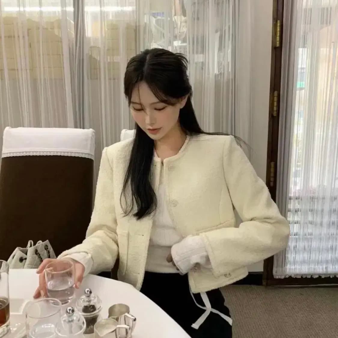 미네트샵 샵미네트 로웰 트위드 자켓 (정가 164,000원) 상품이미지2