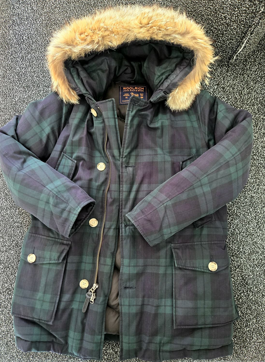 울리치 아크틱 버드클로스 블랙와치 타탄체크 상품이미지3