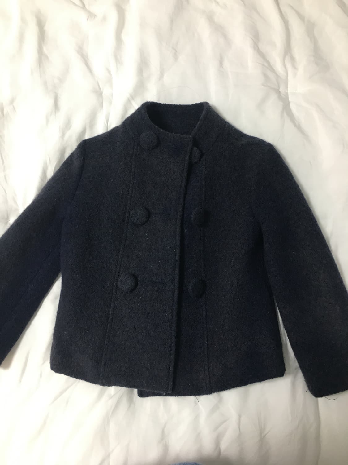 빈티지 모리걸 버튼 숏코트 상품이미지2