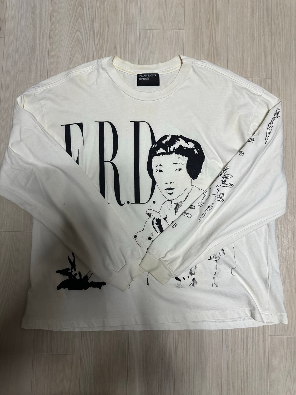 Erd 앙팡 리쉬 디프리메 falling rabbit t shirt 상품이미지1