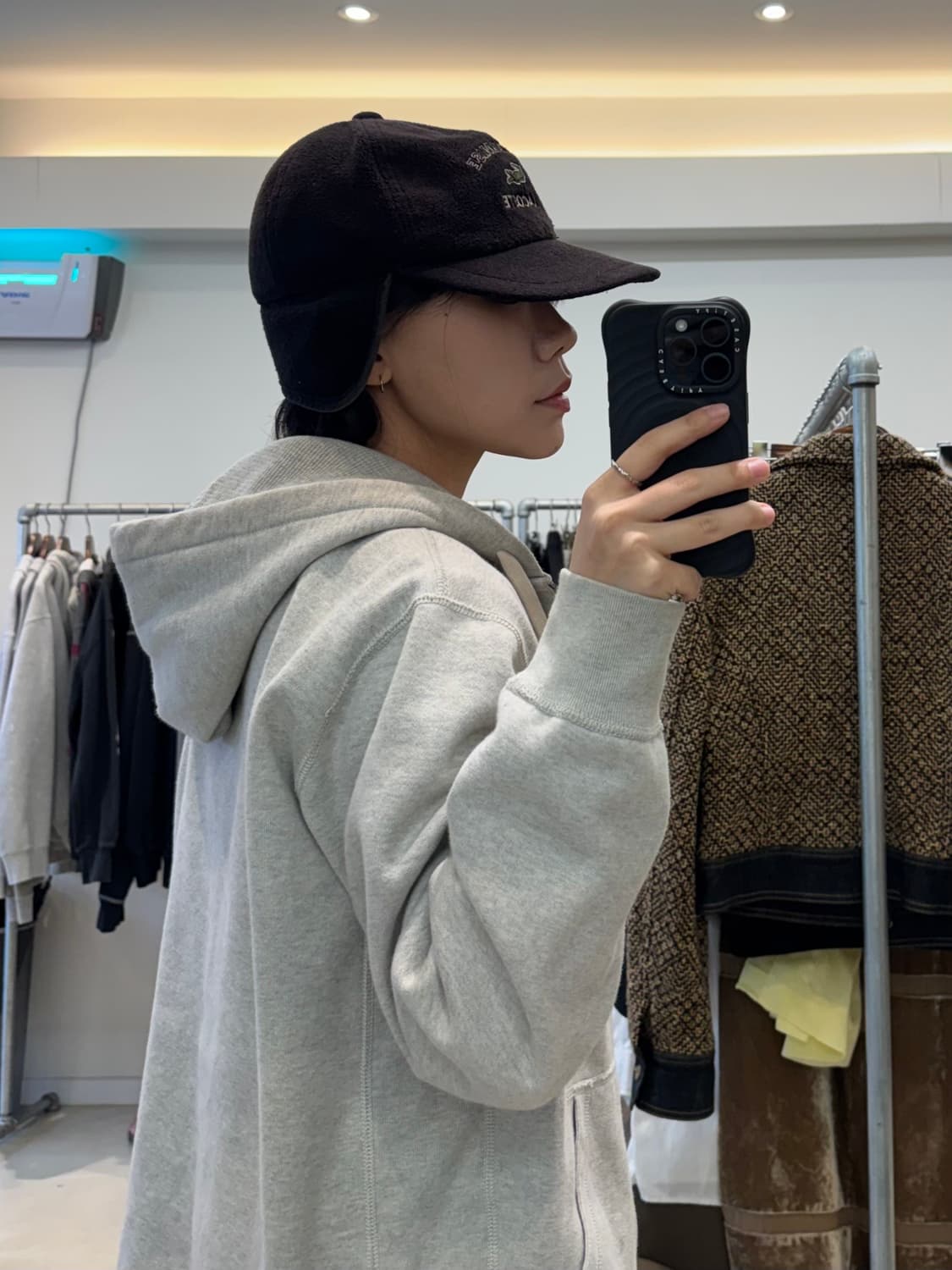 라코스테 플리스 귀도리 캡 상품이미지8