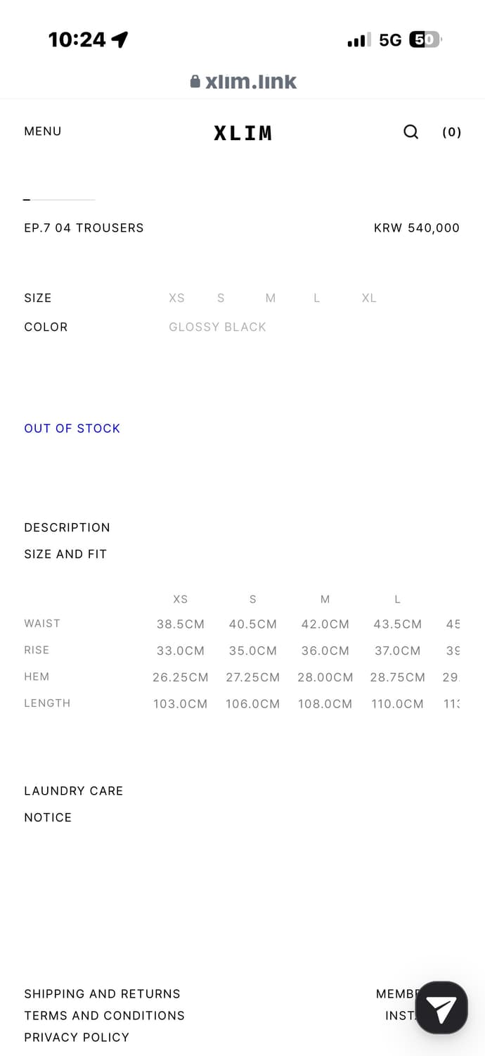 M)엑슬림 ep7 04 트라우저 상품이미지2