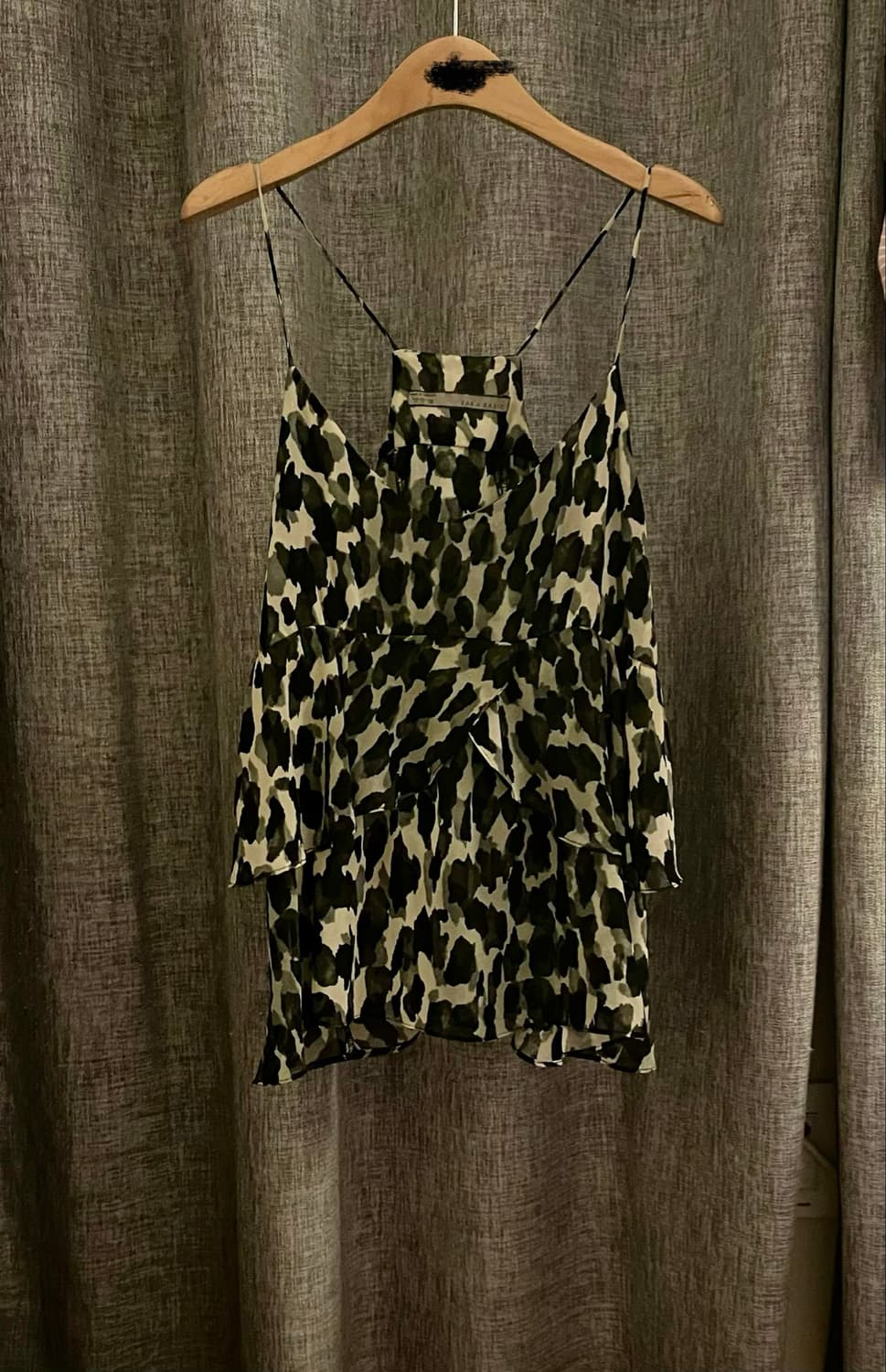 Zara 자라 베이직 레오파드 캉캉 뷔스티에 나시 (M) 상품이미지7