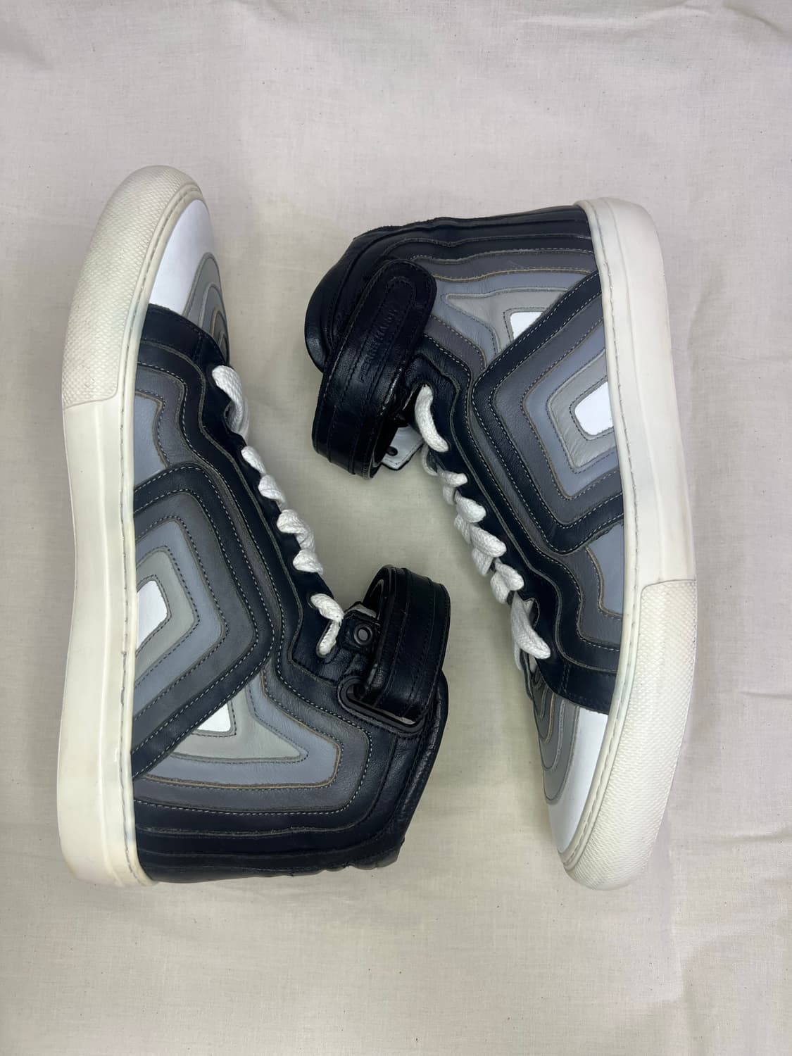 피에르하디 그라데이션 레더 하이탑 [43] 상품이미지5