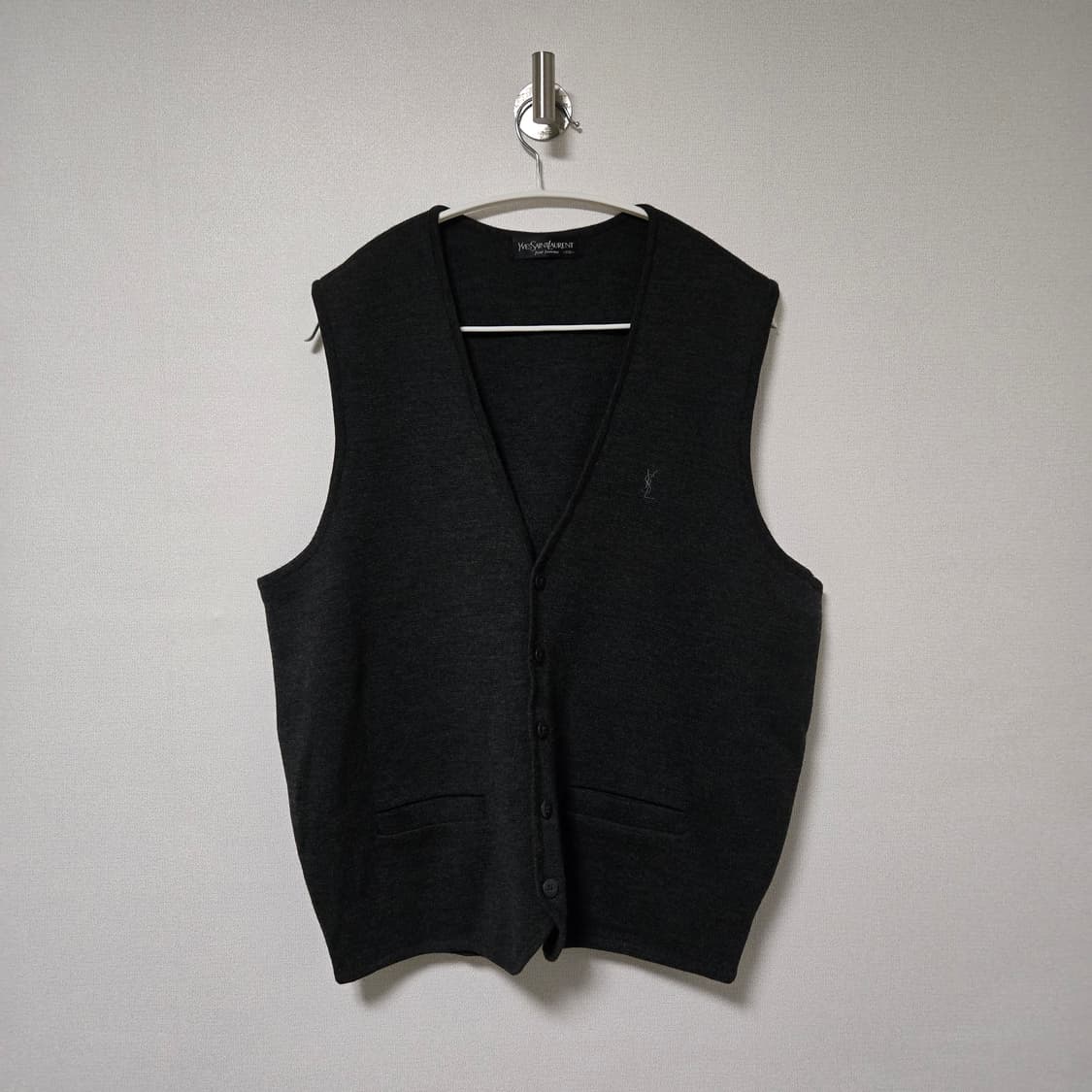 Ysl 입생로랑 그레이 베스트 / 남성 조끼/ 남성 베스트 상품이미지1