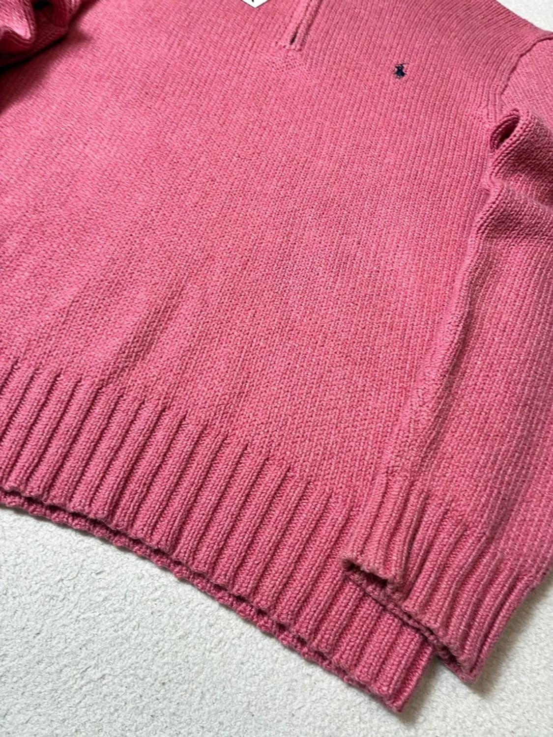 폴로 랄프로렌 00's 헤비코튼 하프집 니트 PN7947 상품이미지4