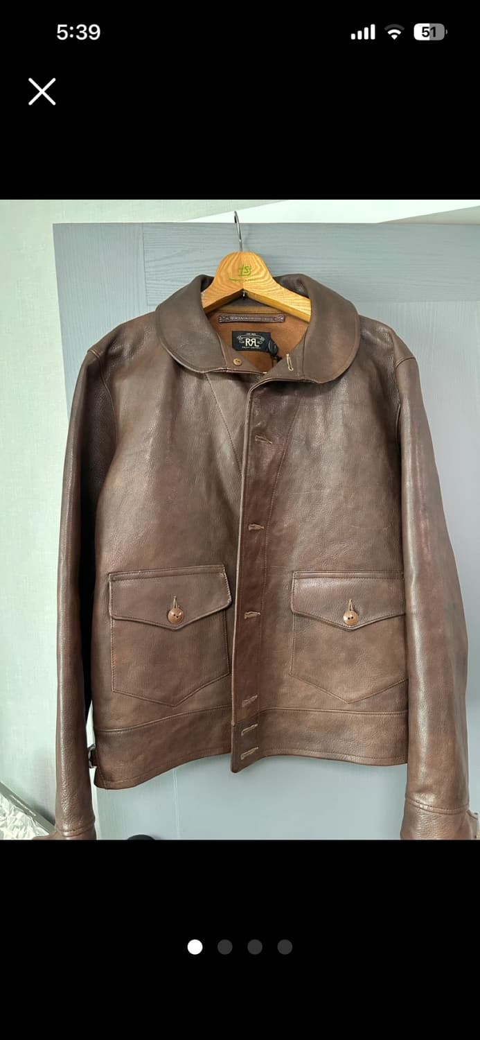 RRL 레더자켓 상품이미지1