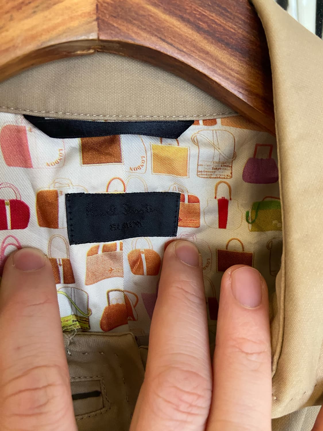 폴스미스 베이지 트렌치코트 상품이미지3