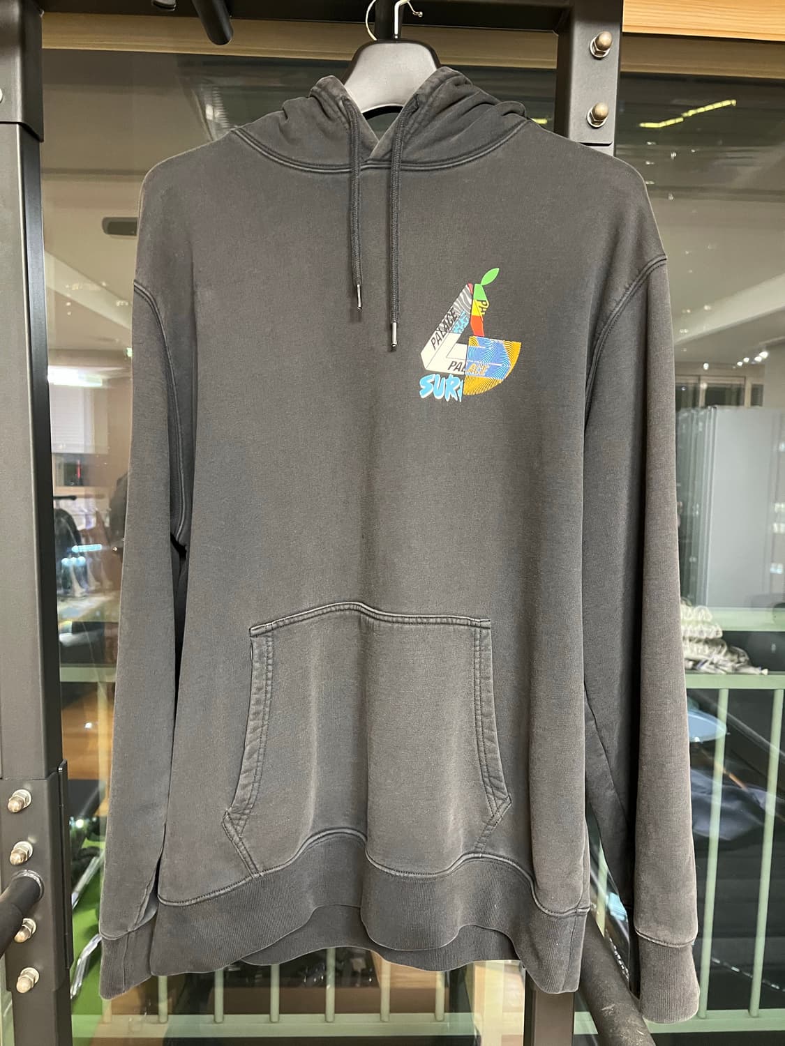 팔라스 믹스업 후드 블랙 상품이미지1