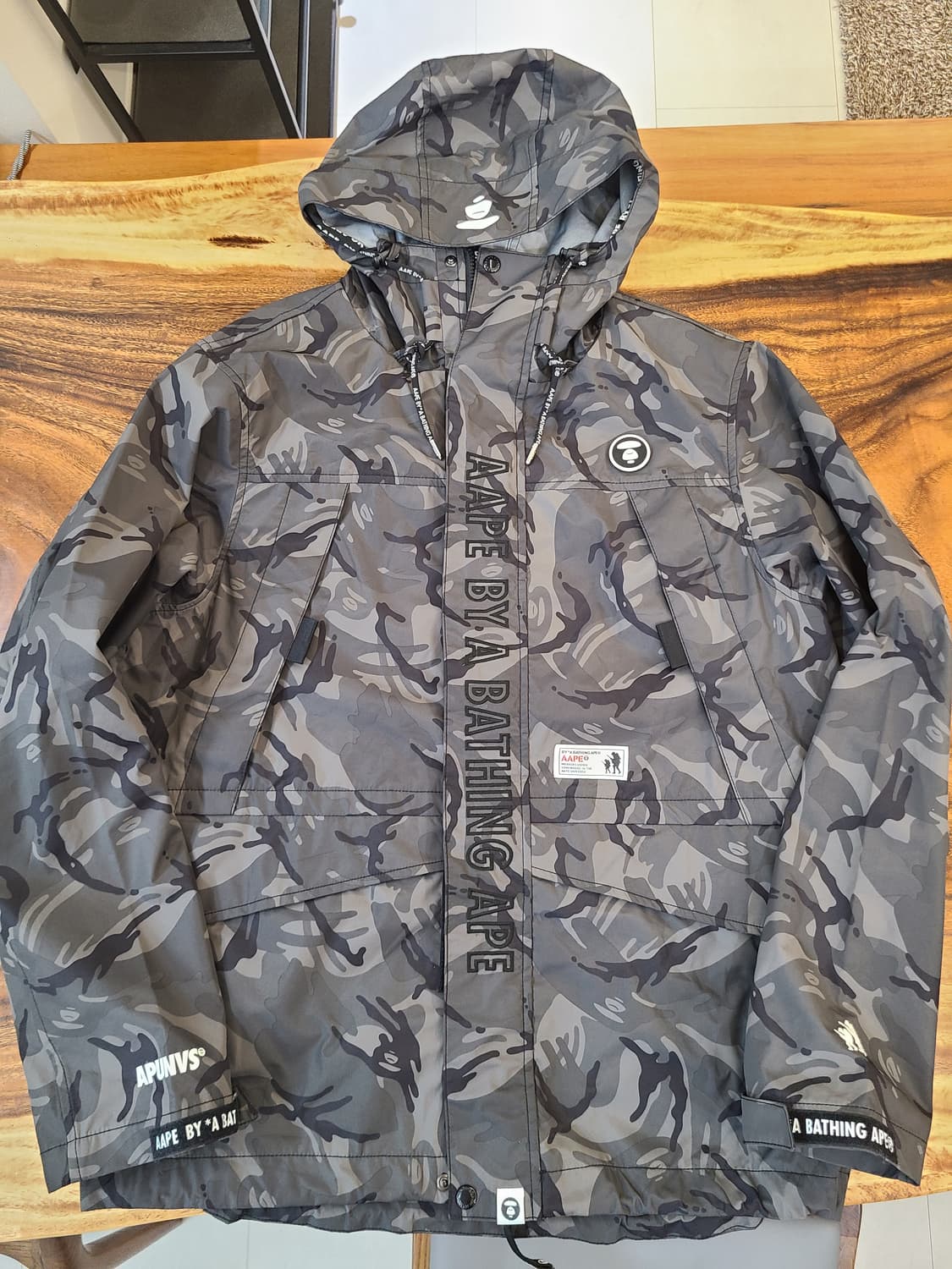 [XL] 베이프 AAPE 바이 에이프 카모 바람막이 상품이미지3