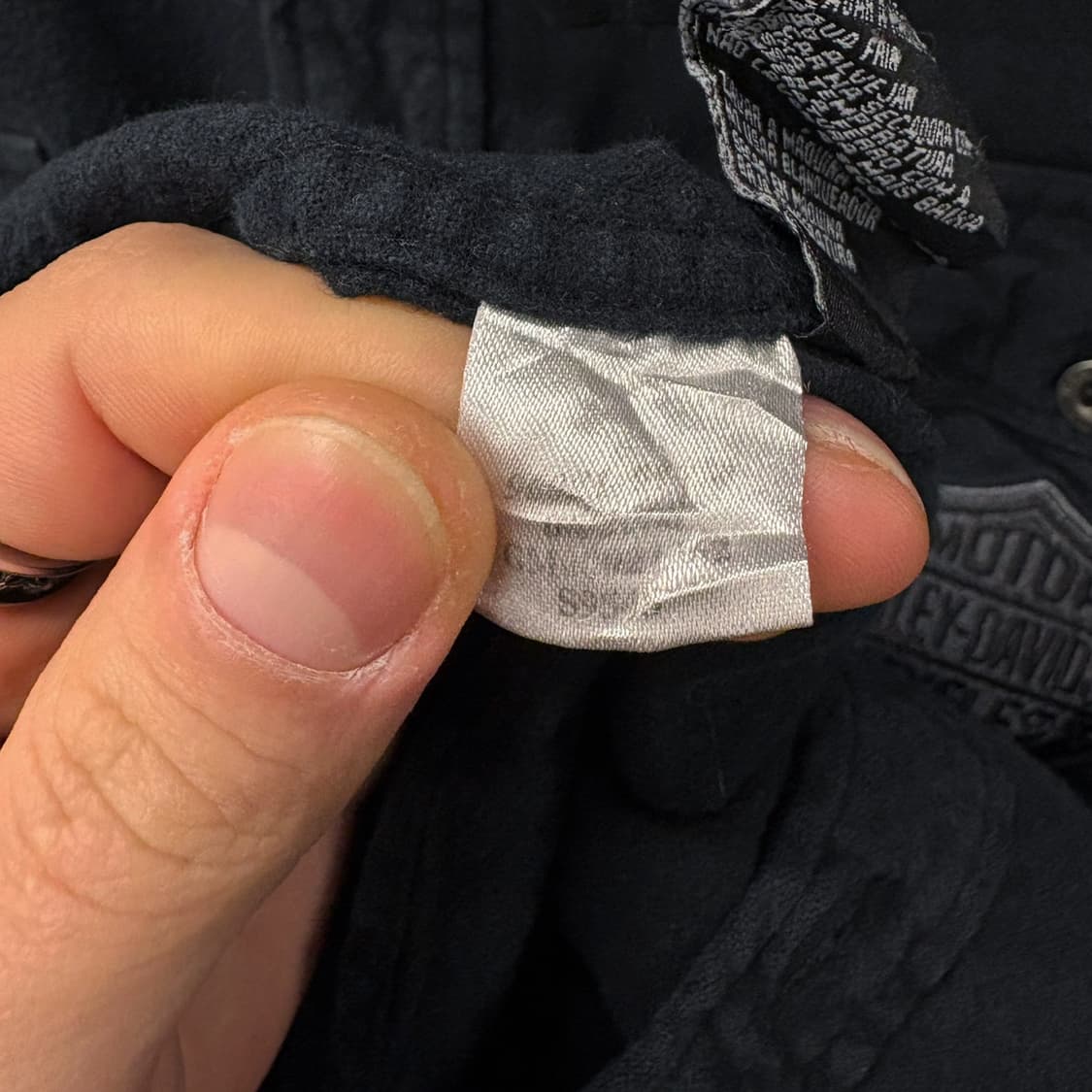 00s 할리데이비슨 플랩포켓 시그니처 패치 헤비코튼 셔츠 N280 상품이미지8