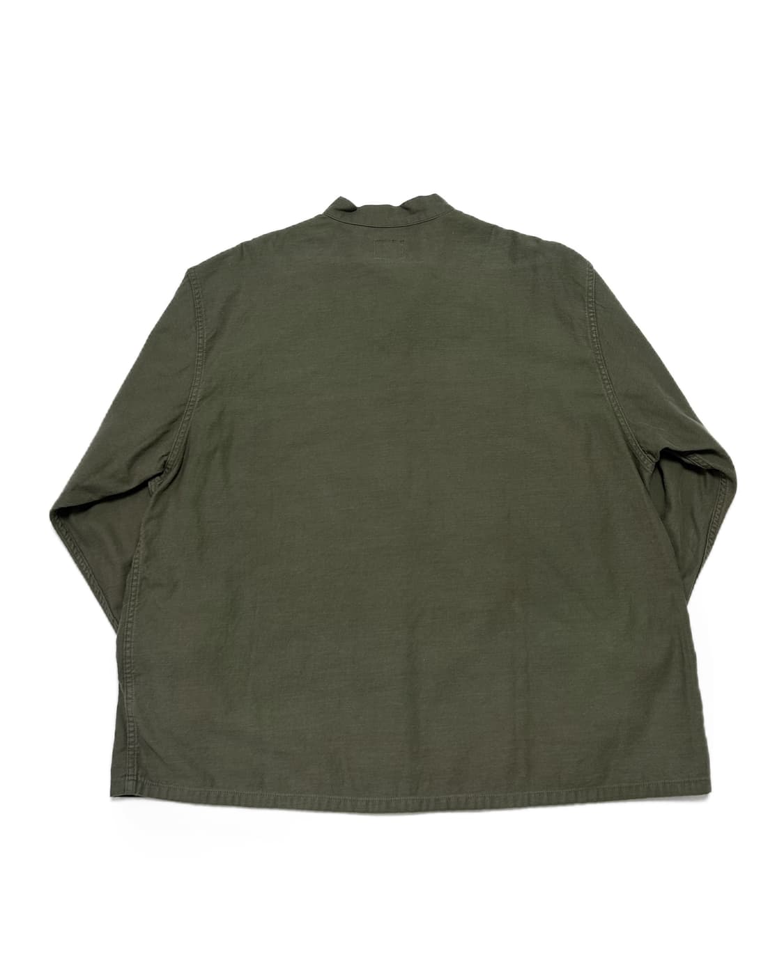 (l~xl) 니들스 NEEDLES 카키 셔츠자켓 S 넥리스셔츠 아우터 상품이미지2