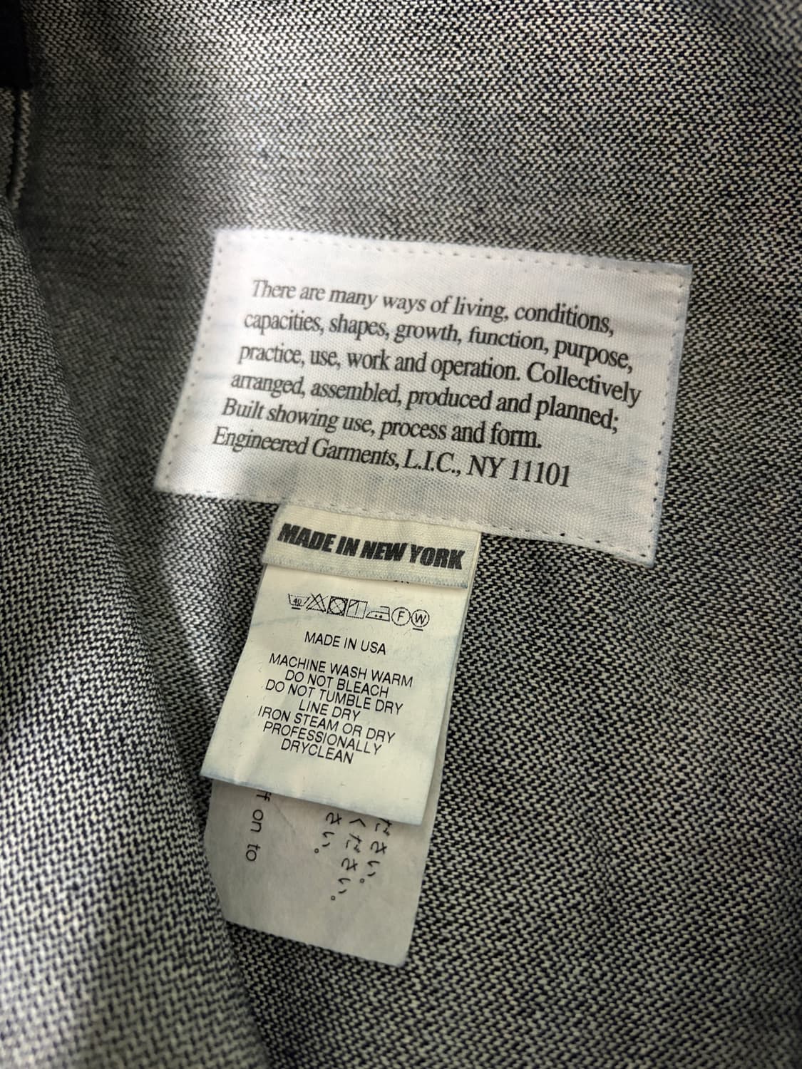 엔지니어드 가먼츠 데님 퍼티그(기장수선후 미사용) 상품이미지3