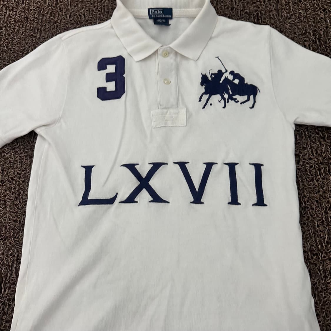 POLO 폴로 랄프로렌 여성 카라티 반팔티셔츠 화이트 M 상품이미지2