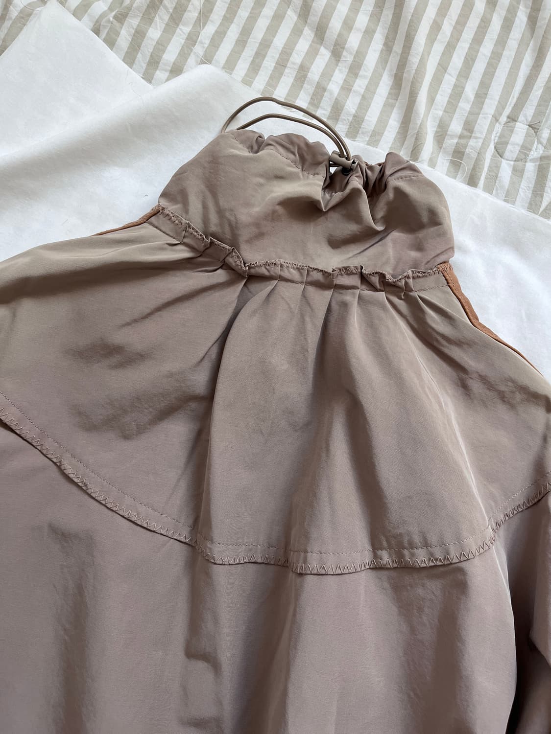 minimal leather block high-neck jacket 상품이미지10