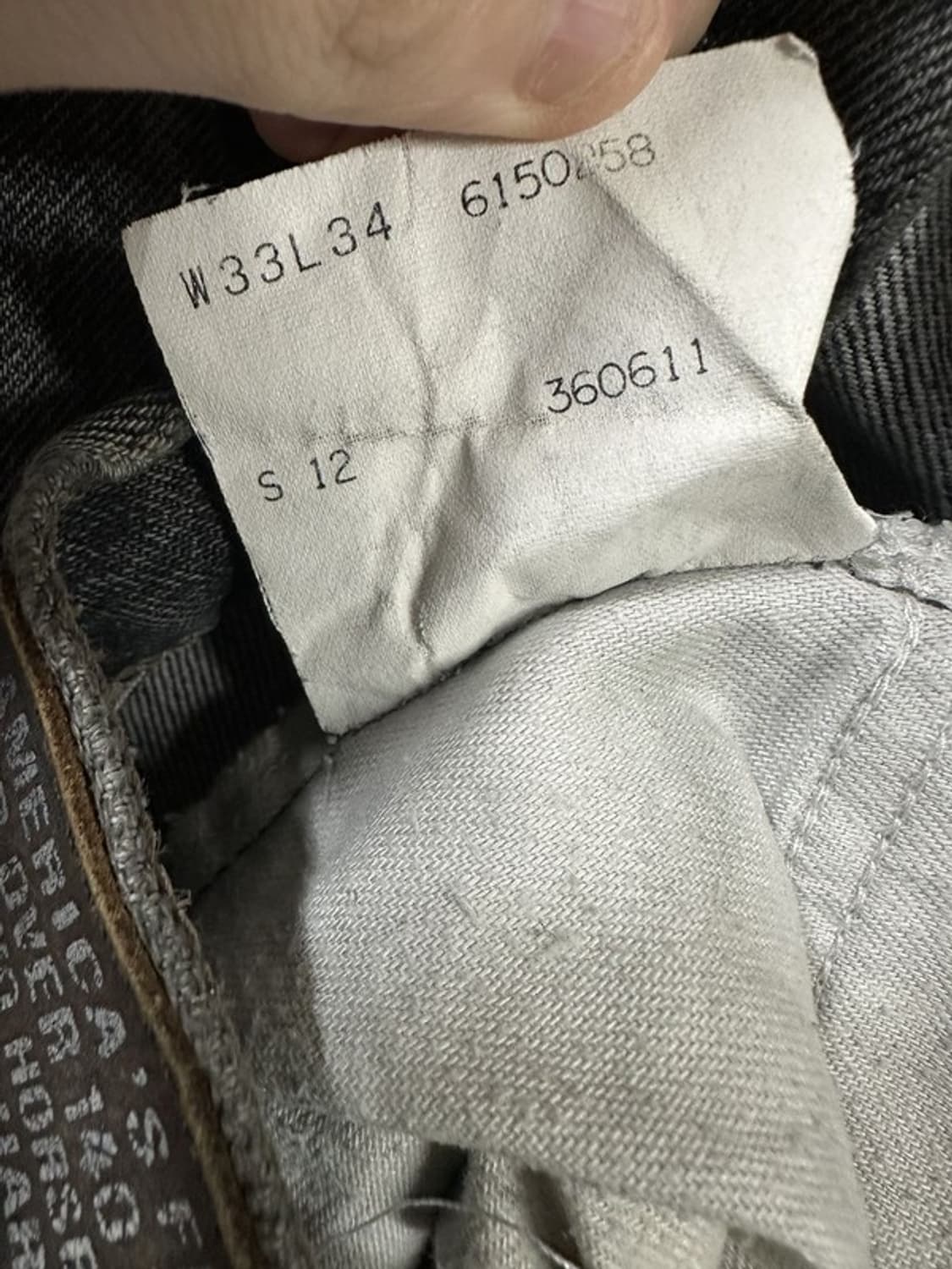 [W33L34] LEVI'S 리바이스615 90s 흑청 오렌지탭빈티지 상품이미지7