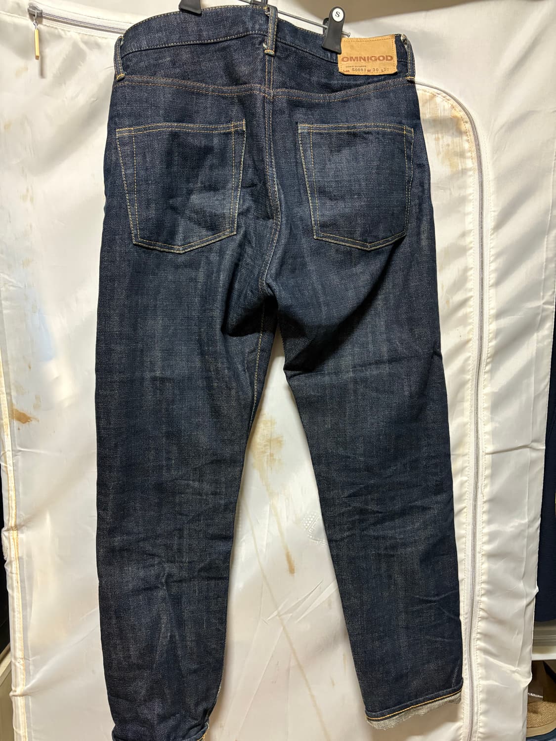 옴니갓 컬리지 원워시 14oz 셀비지 데님 상품이미지5