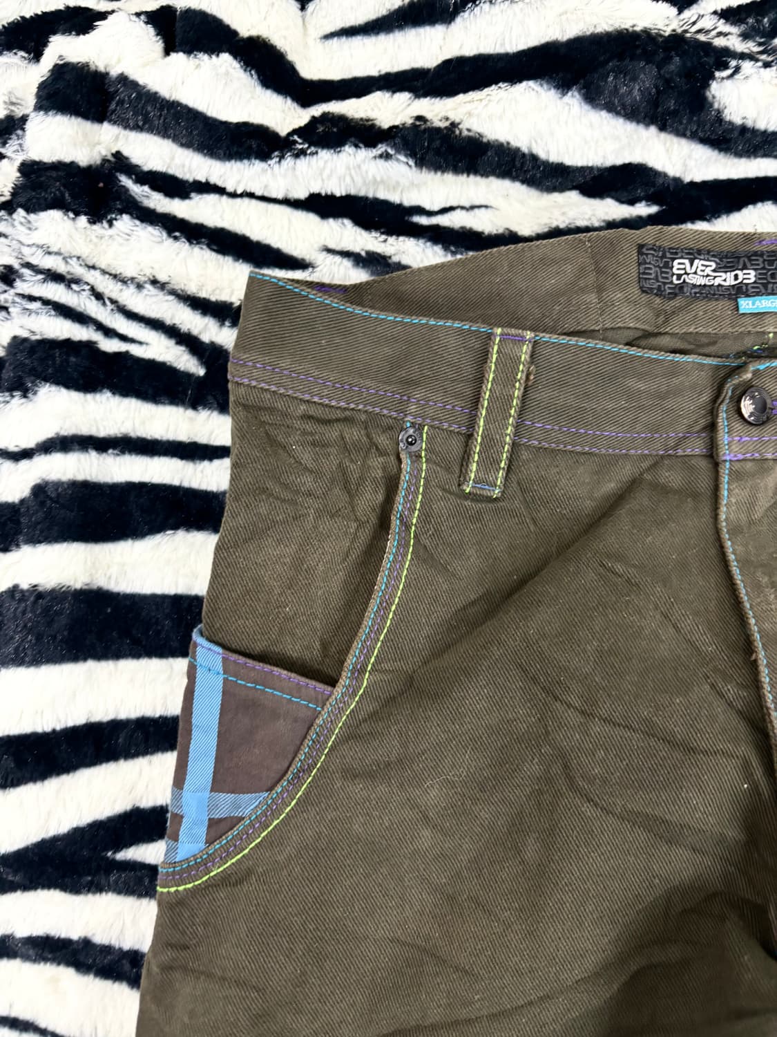 Back Zipper Check Detail Curve Jaens 상품이미지9