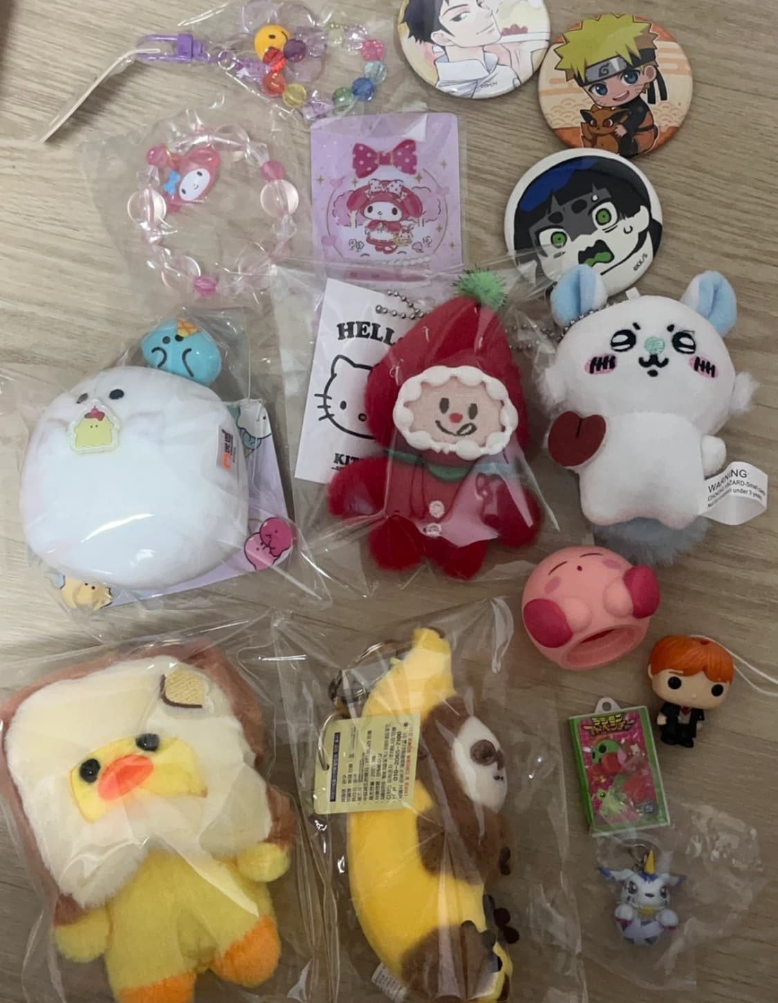 14개 인형 팔찌 카드스티커 뱃지 피규어 일괄 상품이미지1