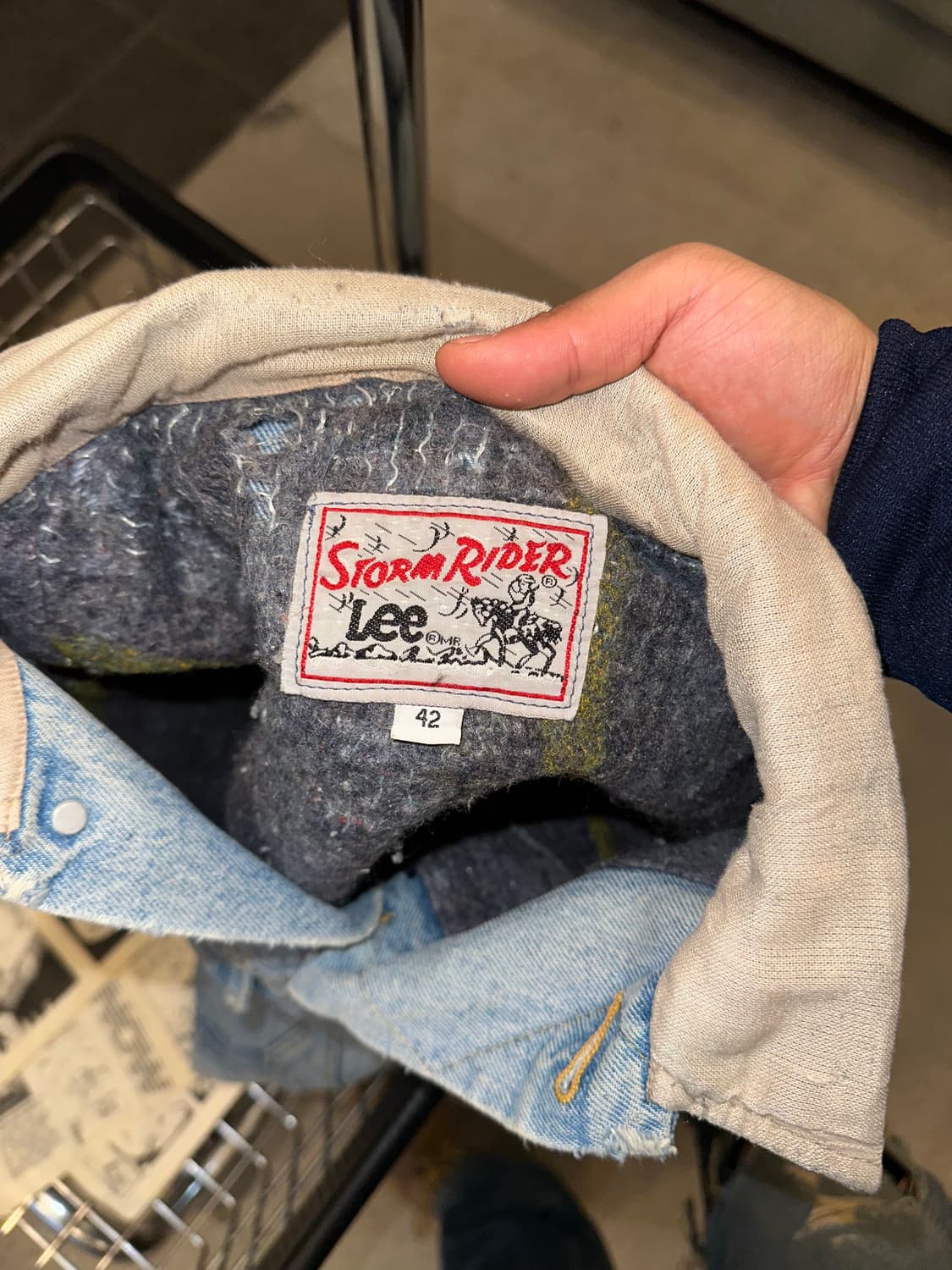 80’s Lee Storm Rider Denim Jacket 상품이미지9