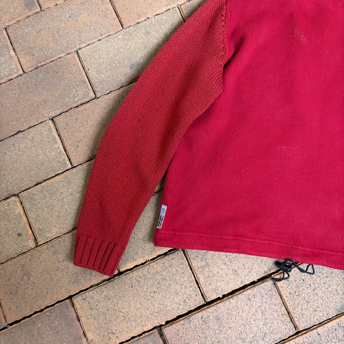 90s 몽클레르 그레노블 허스키 풀오버 하프 집 플리스 자켓 상품이미지8