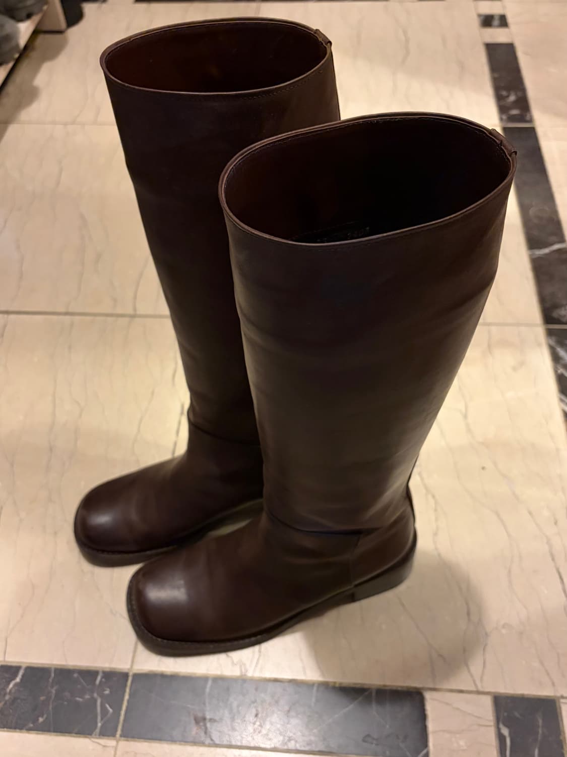 [아모멘토] 롱 부츠 브라운 상품이미지7