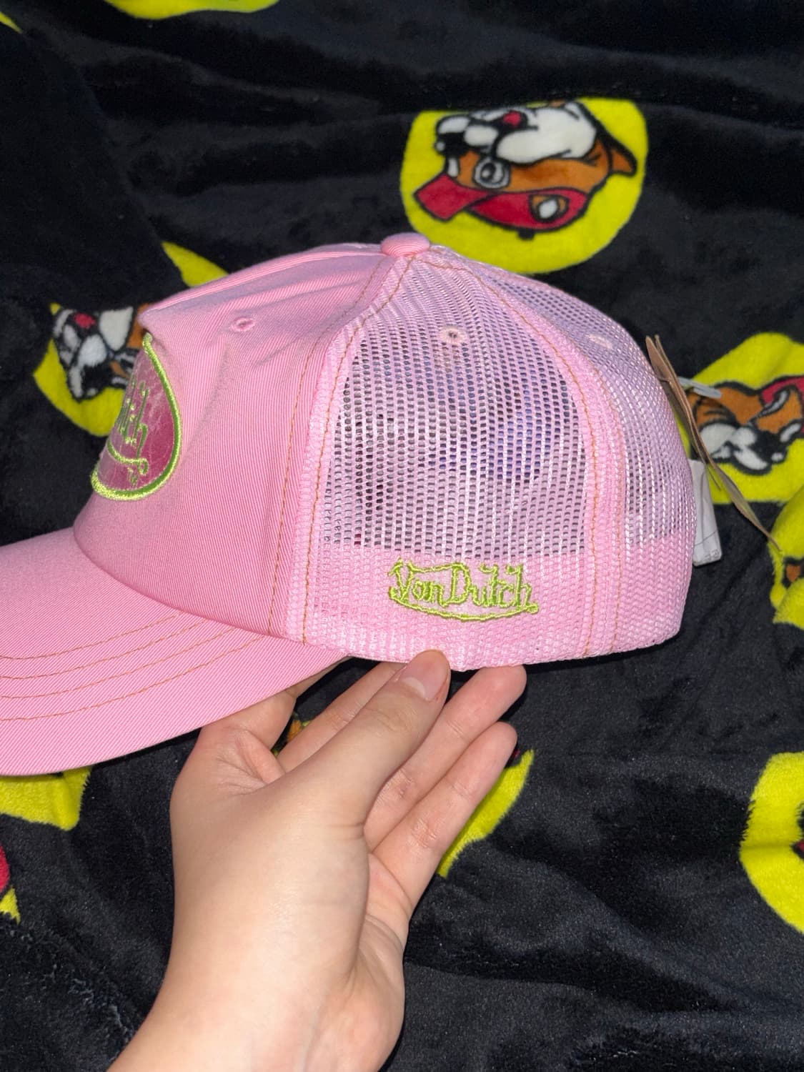🚨연말세일🚨Von dutch pink mesh cap 상품이미지2