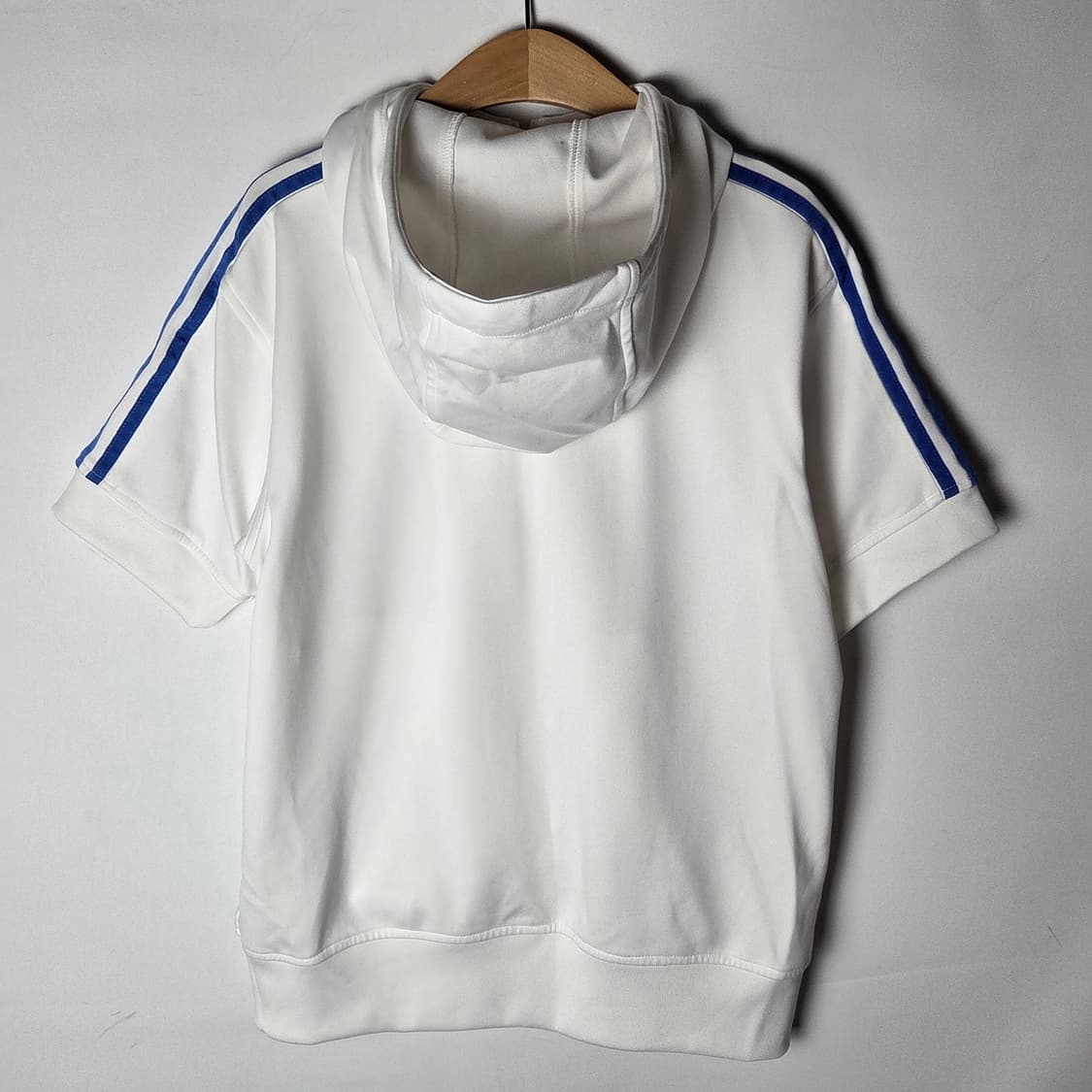 [Adidas] 아디다스 화이트블루 반팔 트랙탑 후디져지 상품이미지2